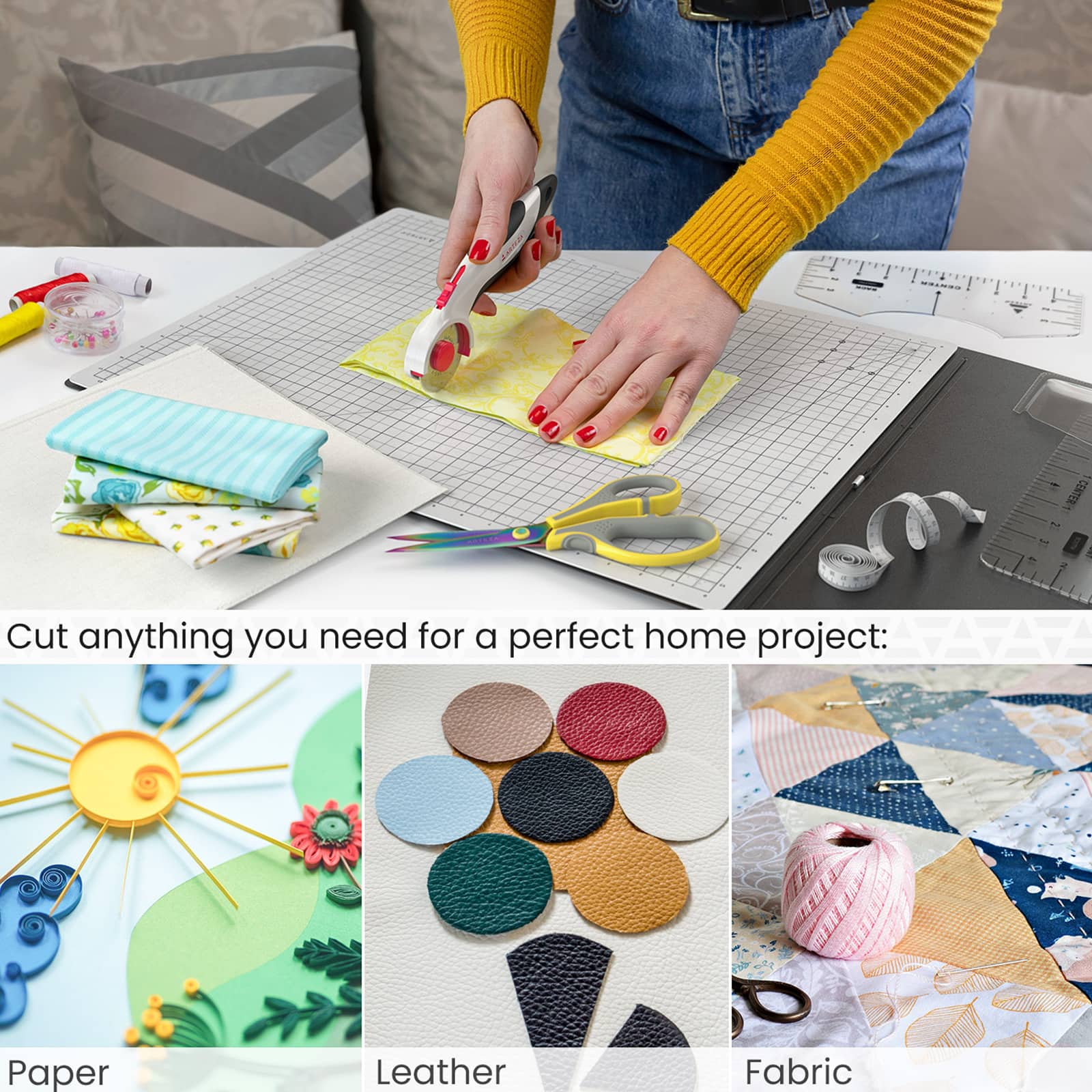 Arteza® Fold & Stow T-Shirt Alignment & Cutting Mat Set