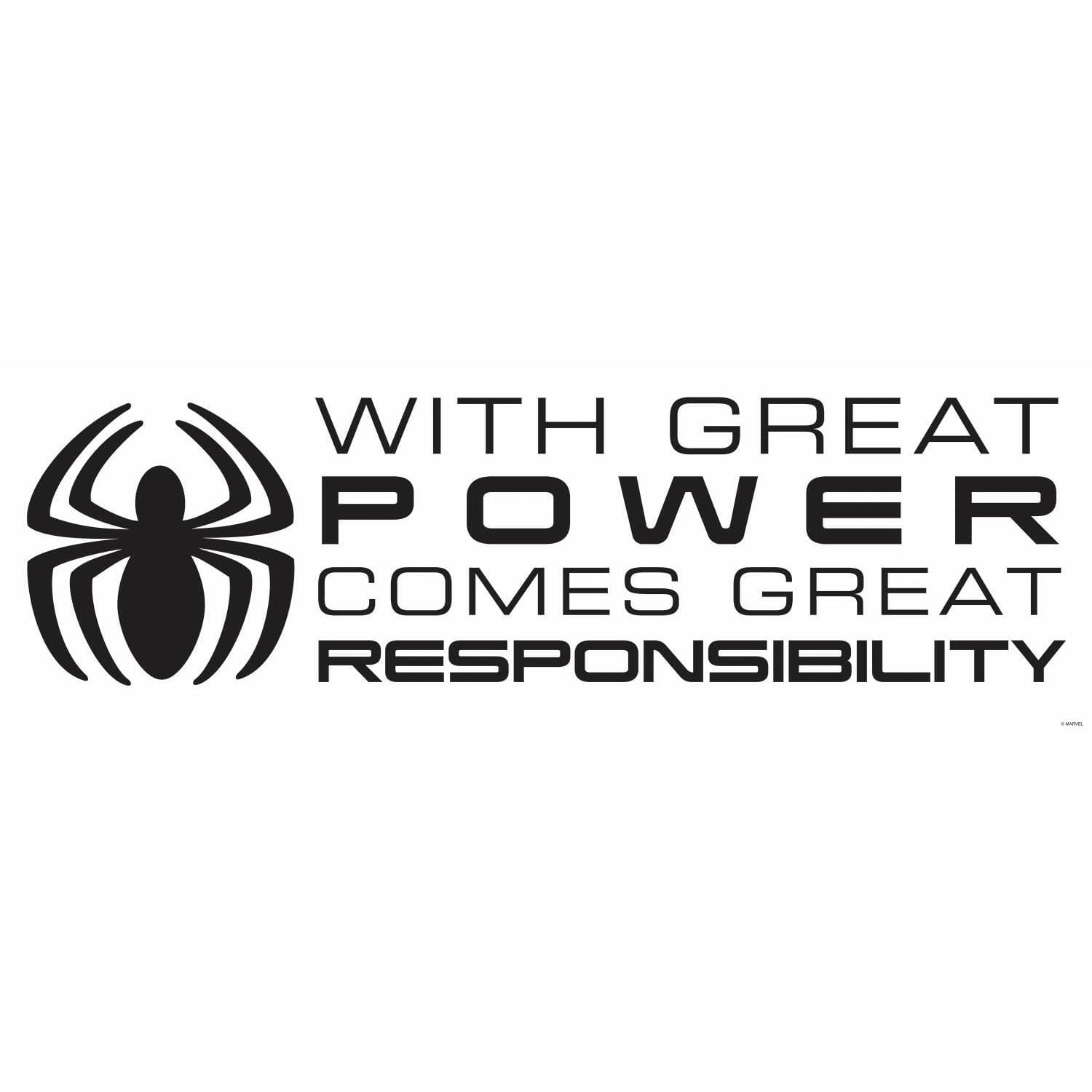 RoomMates Spider-Man Quote Peel & Stick Wall Decals