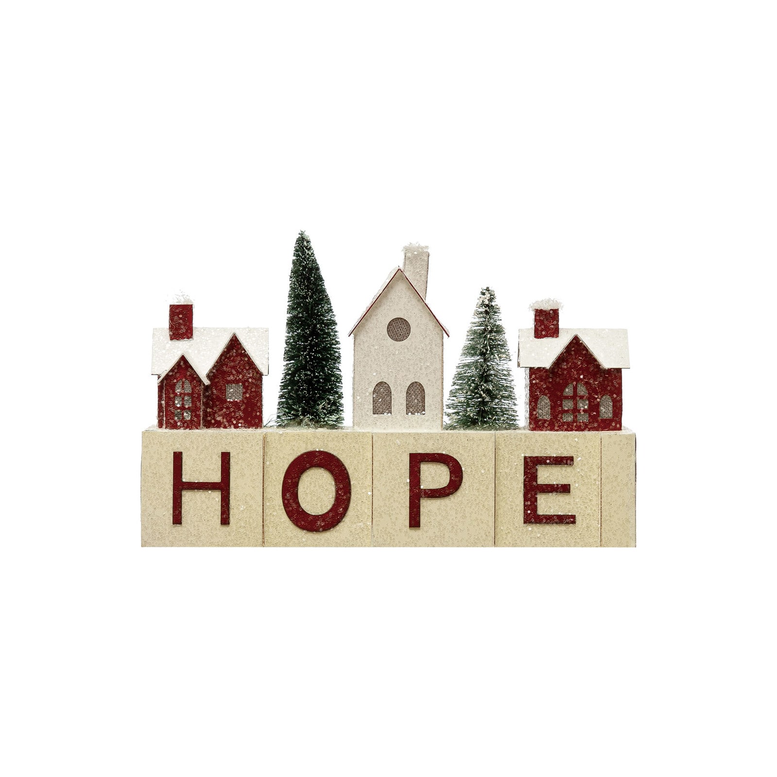 Hello Honey® 8.5" Paper Village with LED Lights