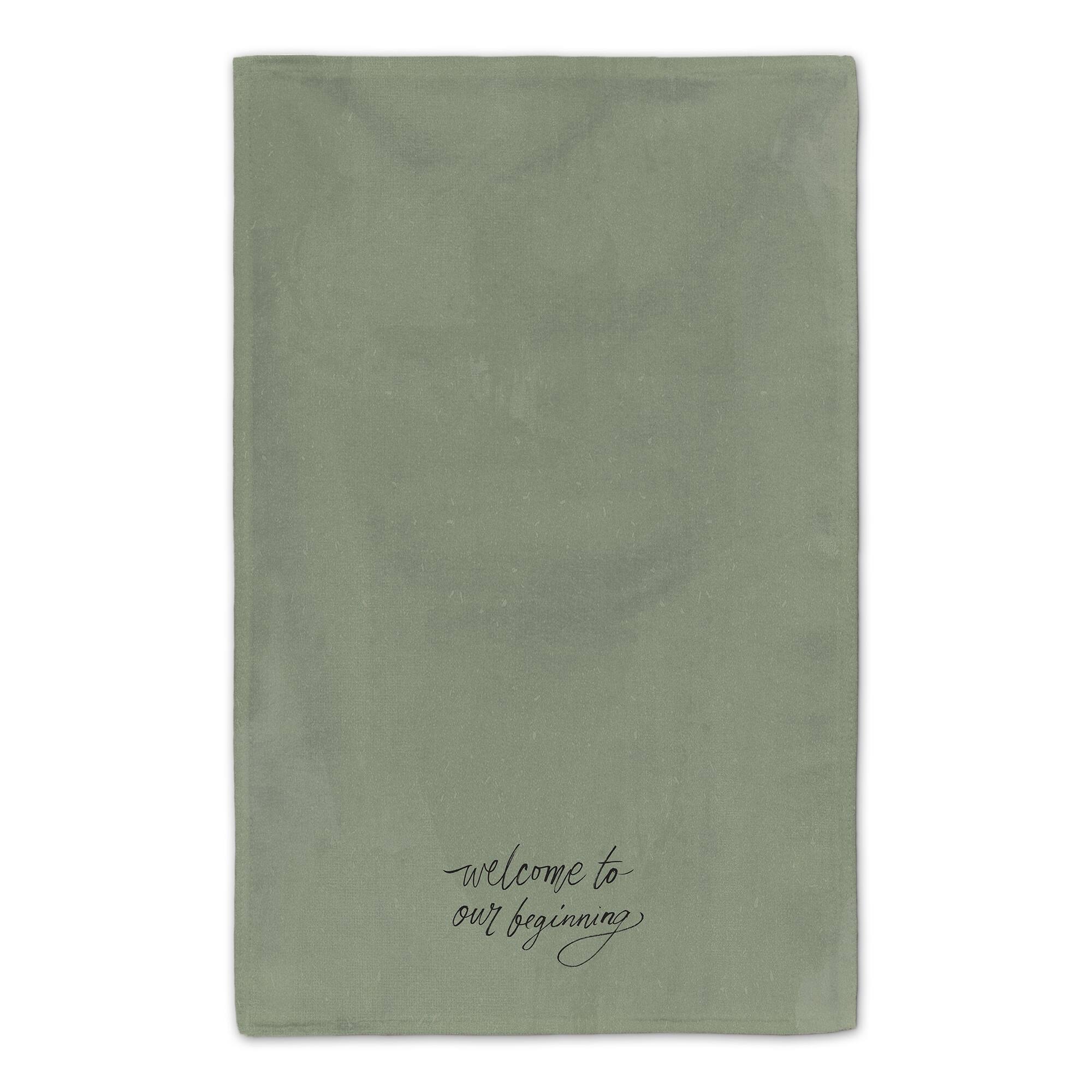 Welcome to Our Beginning Tea Towel Set