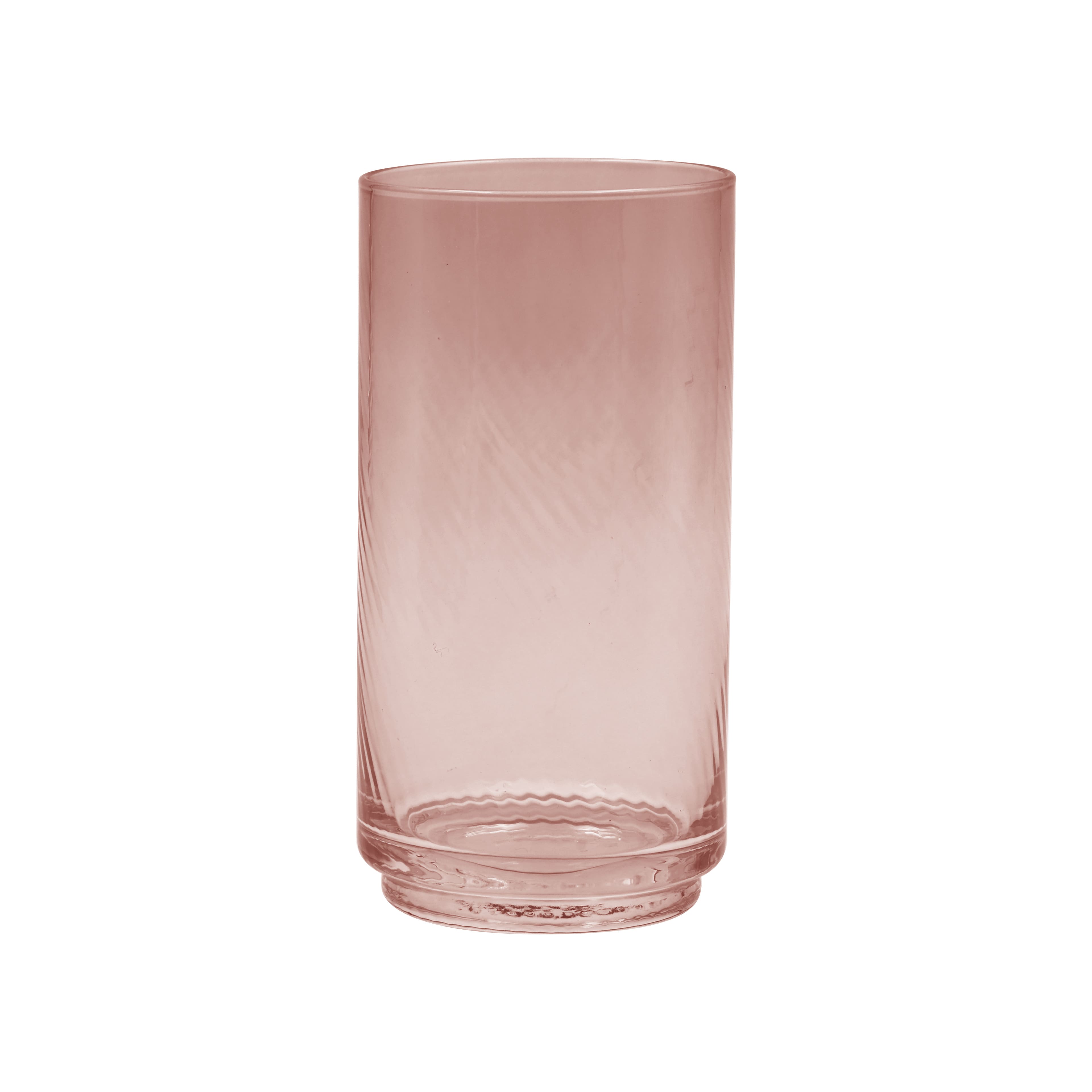 16oz. Pink Glass Highball by Celebrate It™