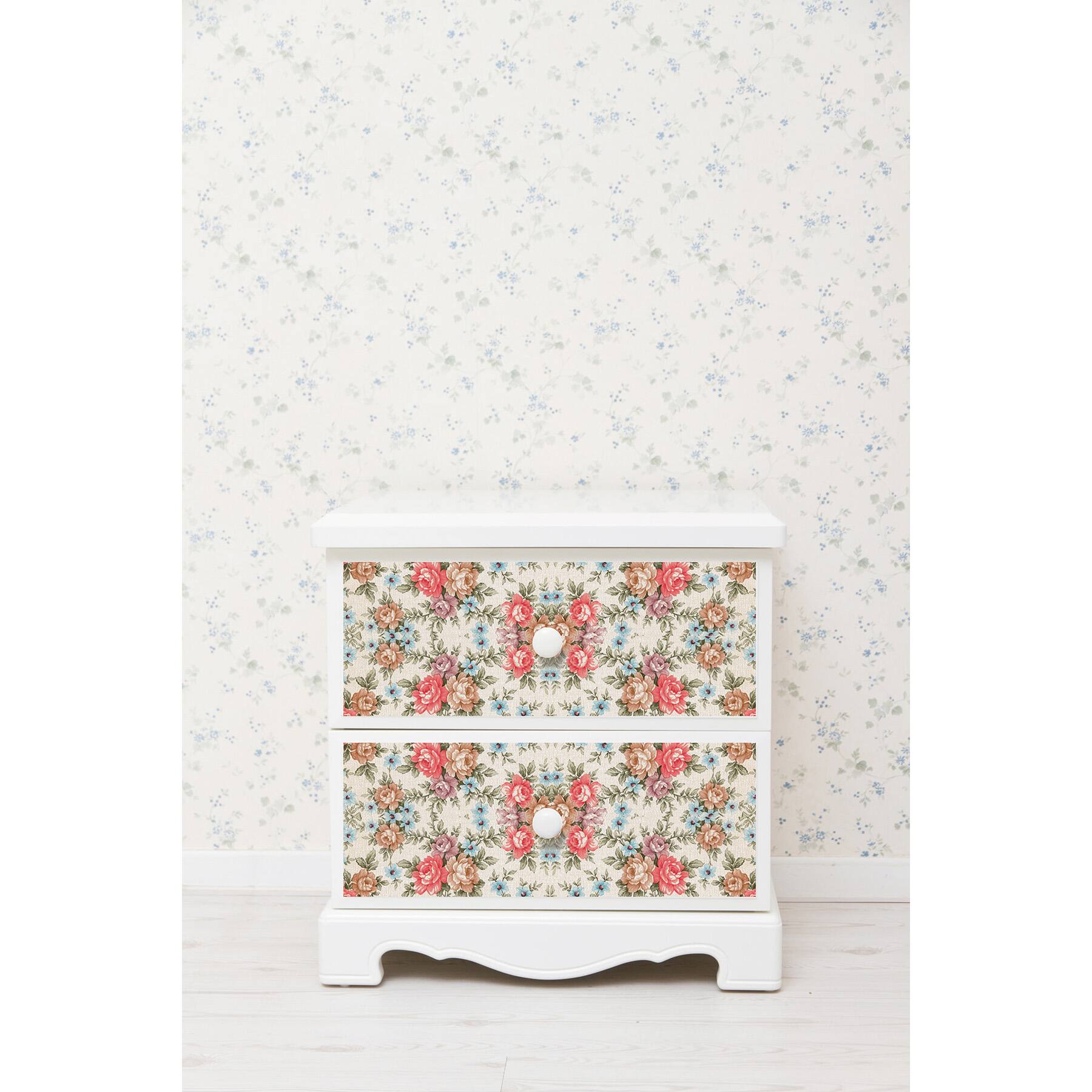 Fablon Romance Floral Adhesive Film, 2ct.