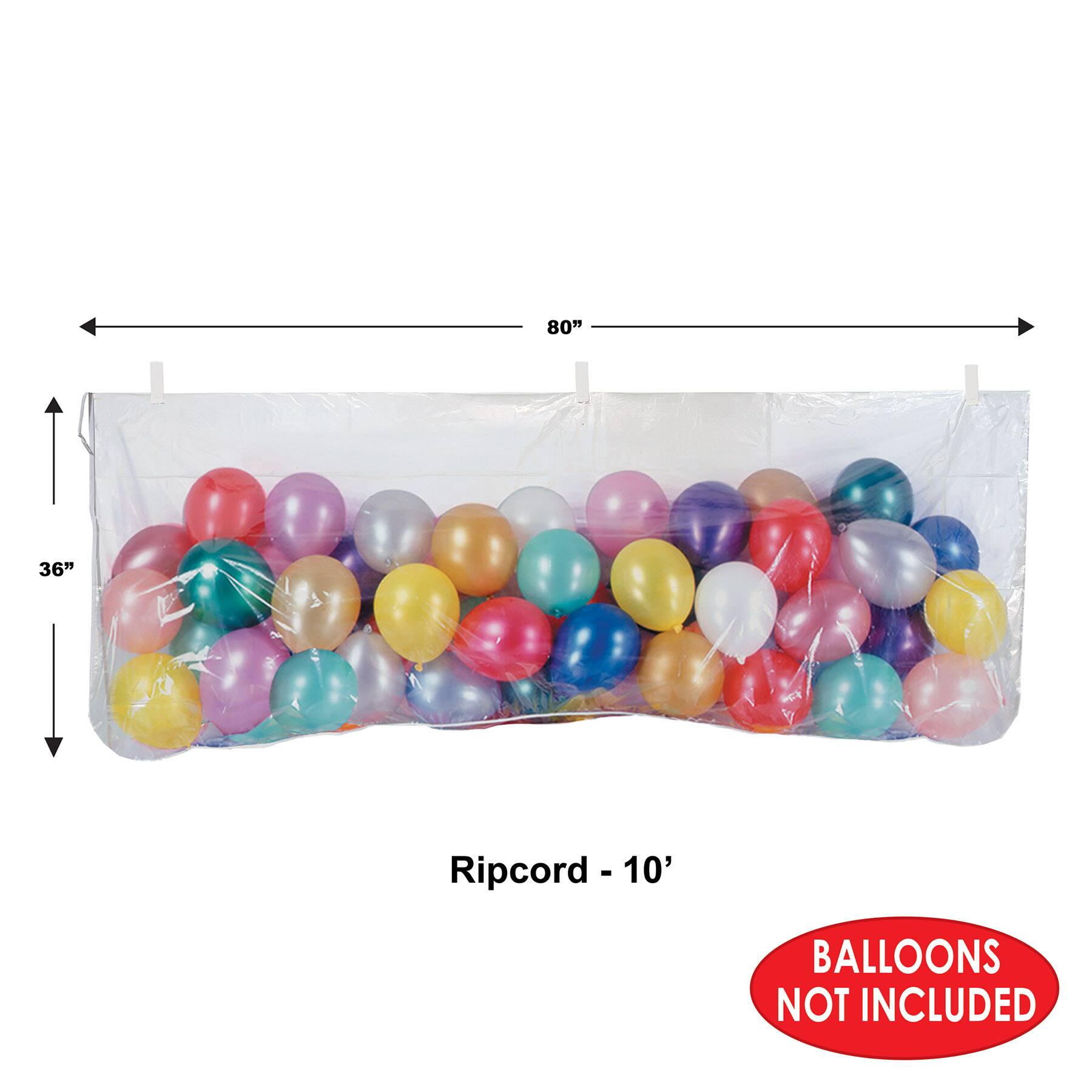 Beistle 3ft. x 6.7ft. Clear Plastic Balloon Bag