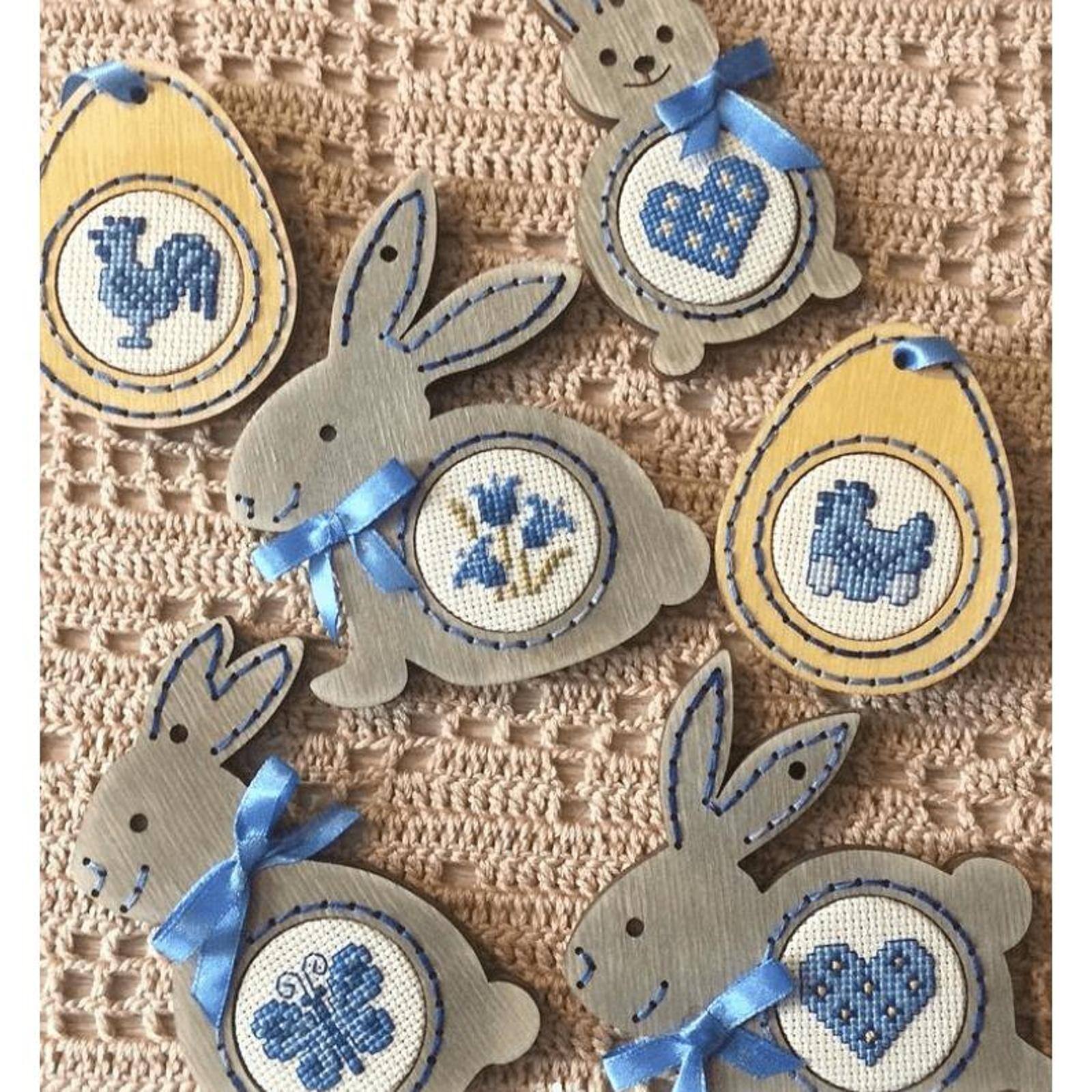 Neocraft Easter Charms Cross Stitch Frame Set