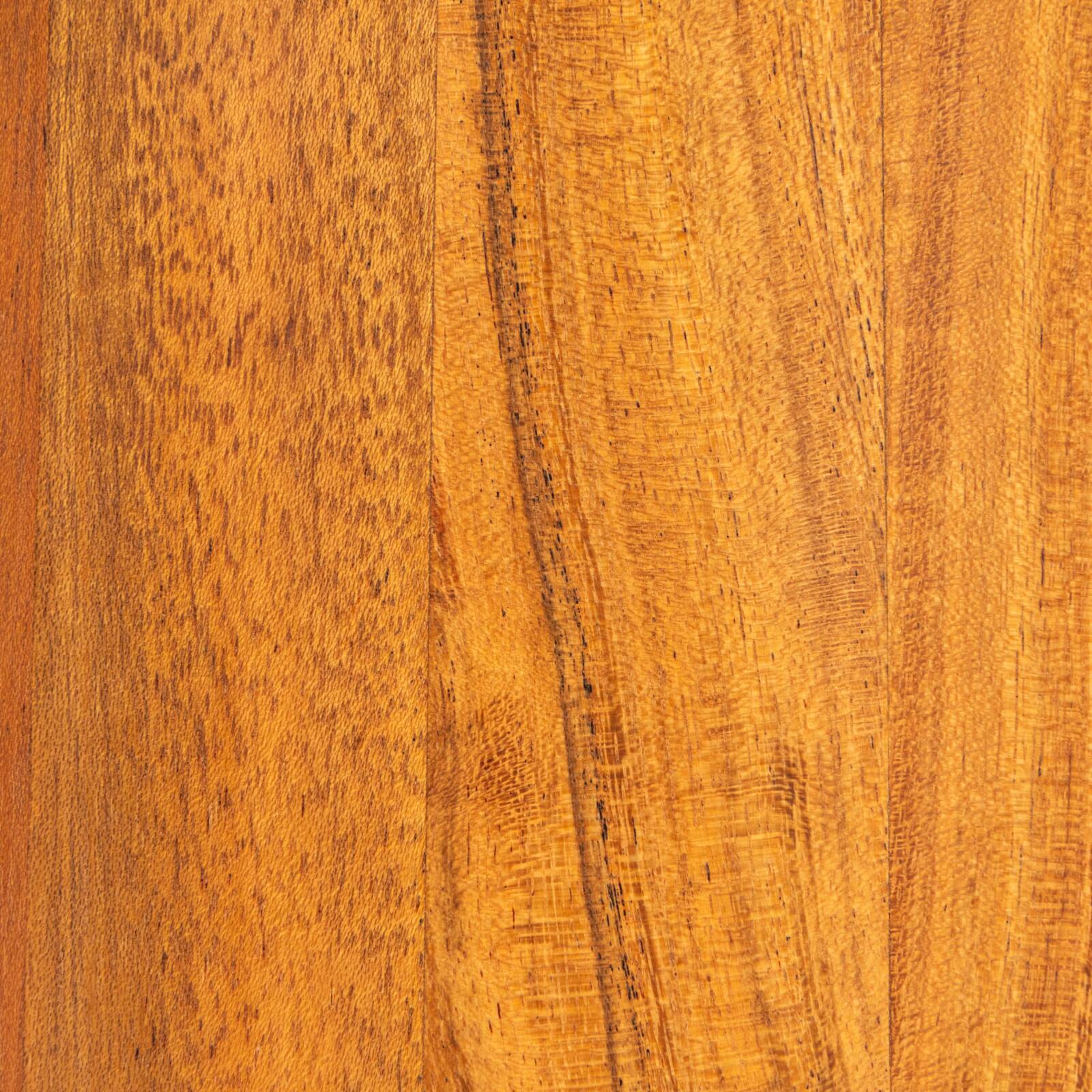 Hello Honey® 8.5" Natural Round Acacia Wood Canister with Handle