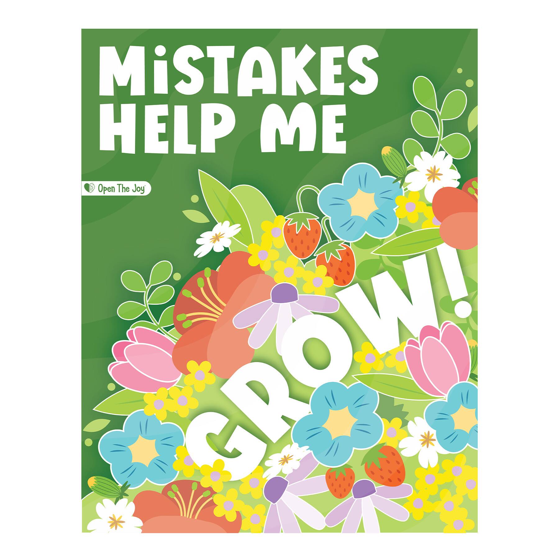 Open the Joy 14" x 11" Growth Mindset Posters, 5ct.