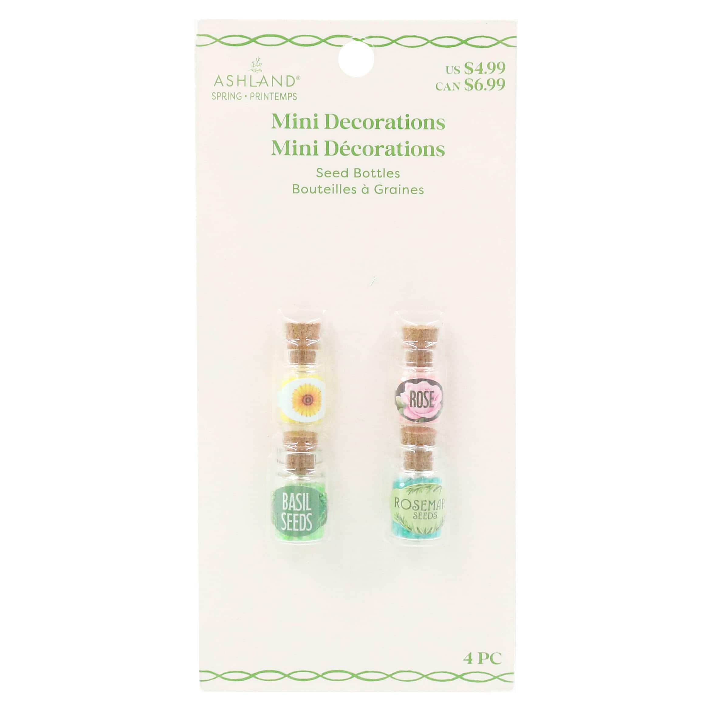 Mini Seed Bottle Decoration Set by Ashland®