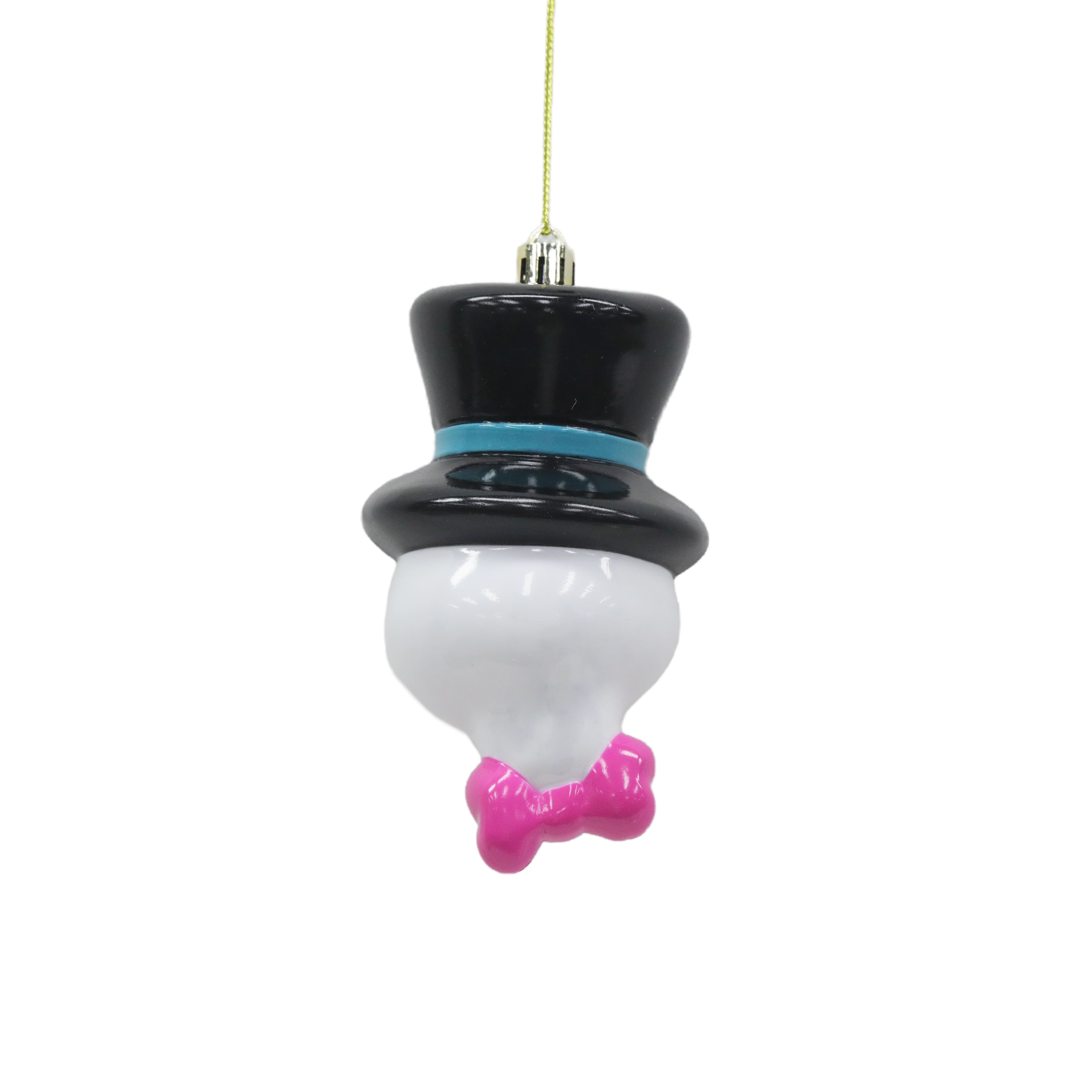 5.25" Sugar Skull with Top Hat Ornament by Ashland®