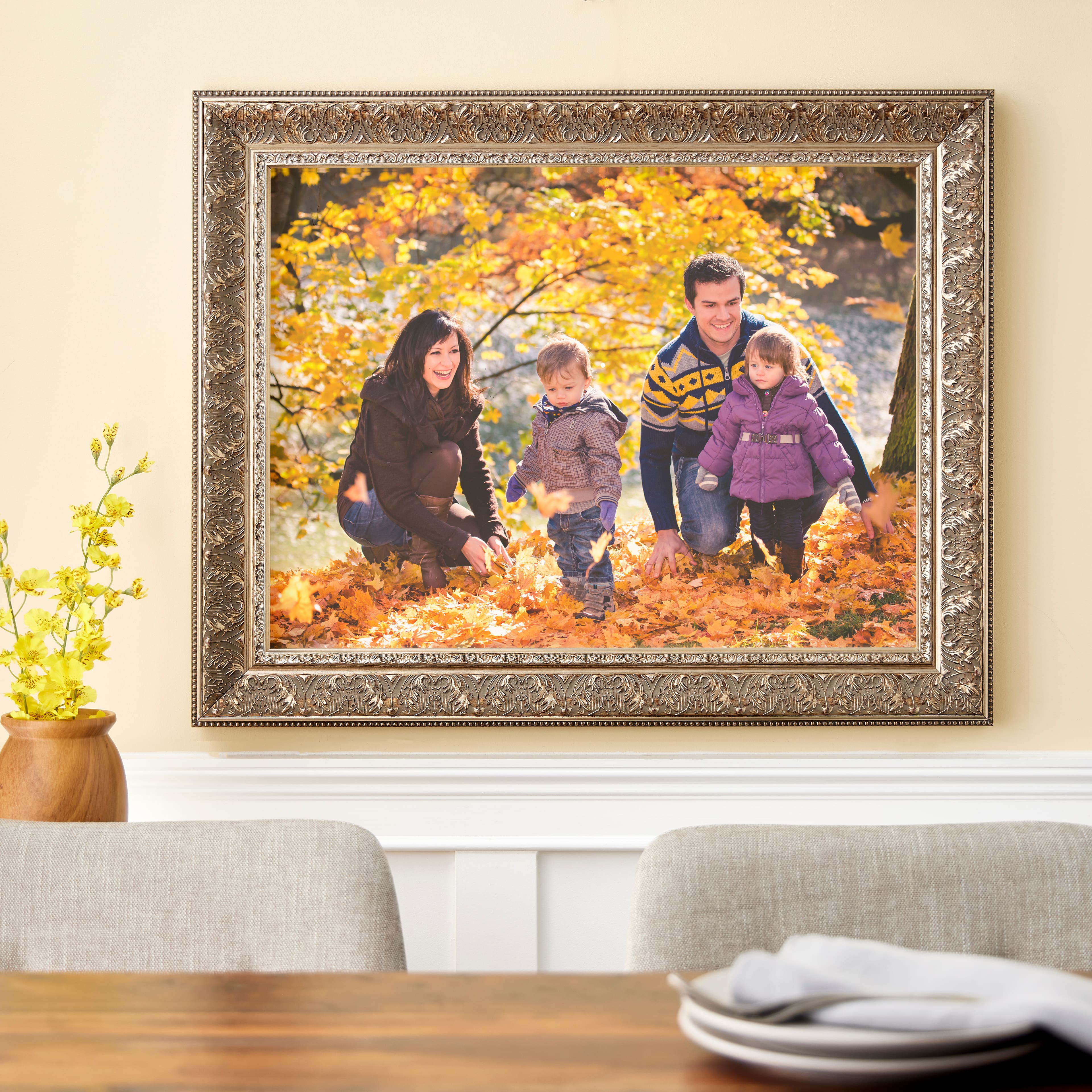 Antique Champagne Open Back Frame by Studio Décor®