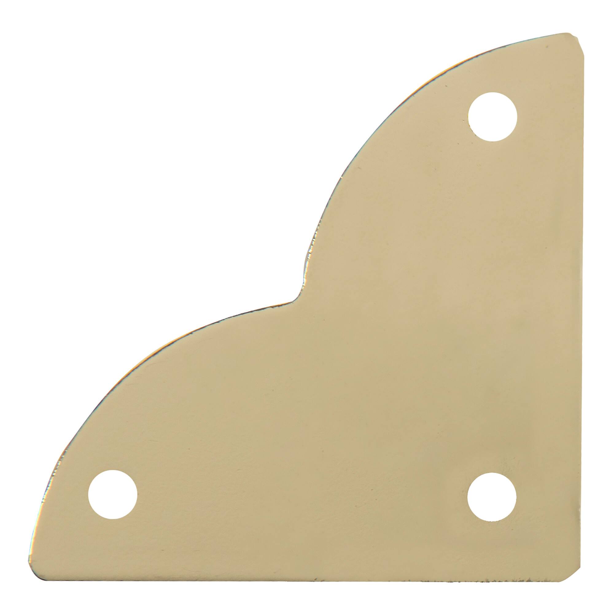 Dritz® Home Small Brass Smooth Quatrefoil Corners, 3 Pack