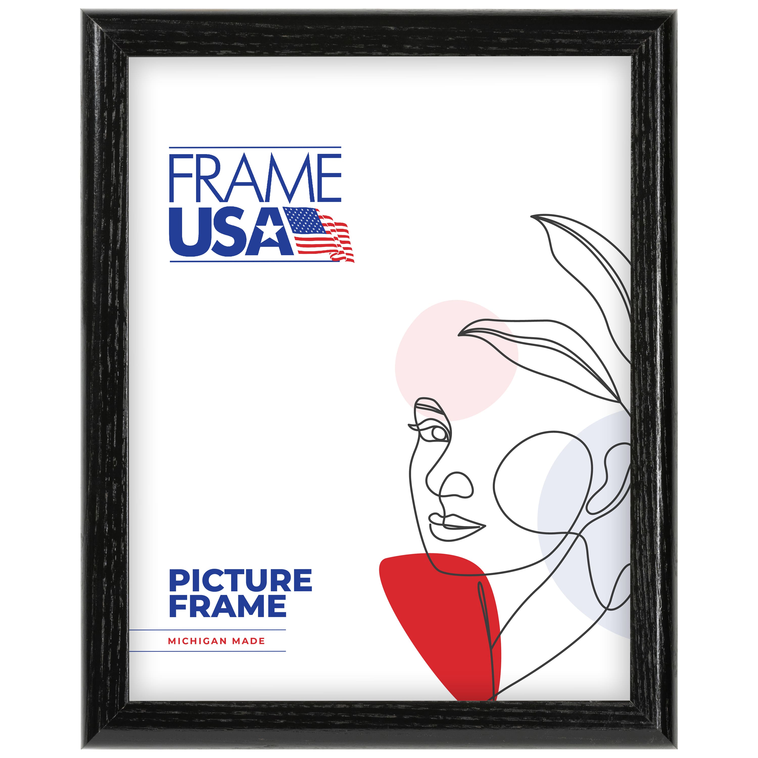 Frame USA Economy Black Single Image Picture Frame