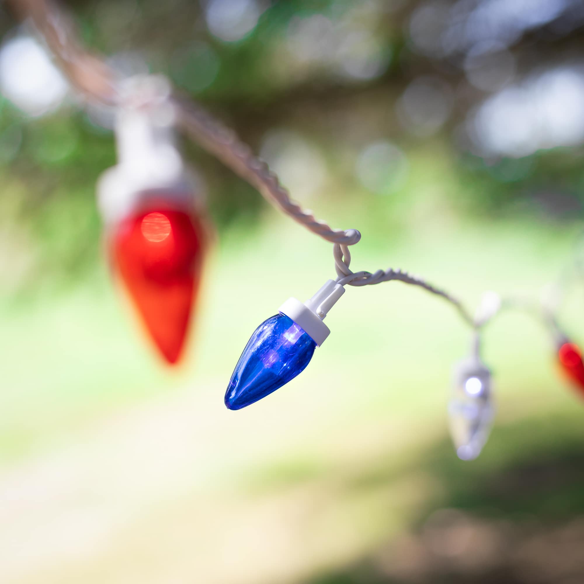 Patriotic C7 LED Christmas Lights
