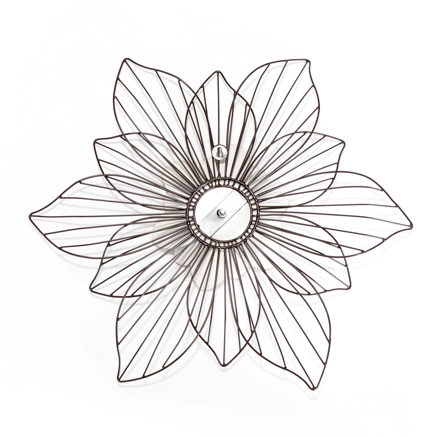 Fetco Leith Layered Floral Metal Wall Art