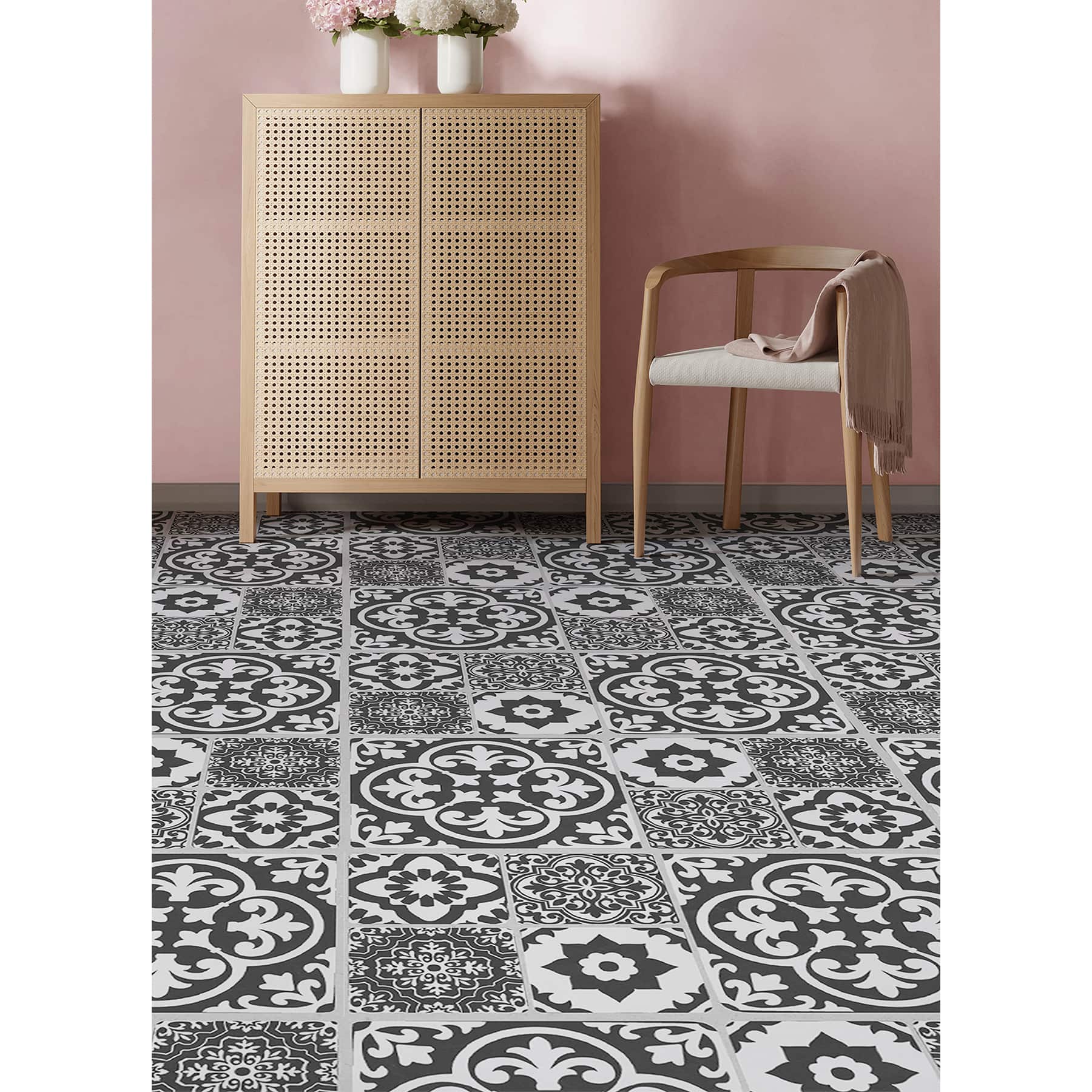 FloorPops Valencia Peel & Stick Floor Tiles, 6ct.