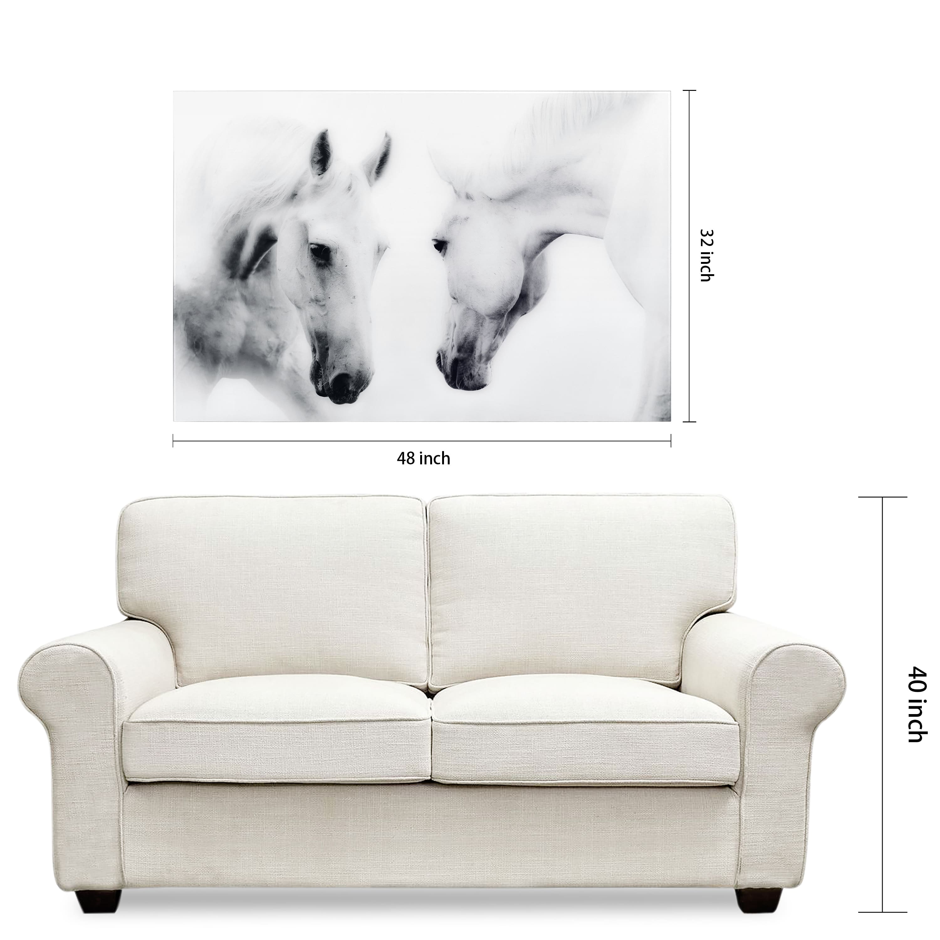 Empire Art Direct 48" x 32" Reflection Frameless Free Floating Tempered Glass Wall Art