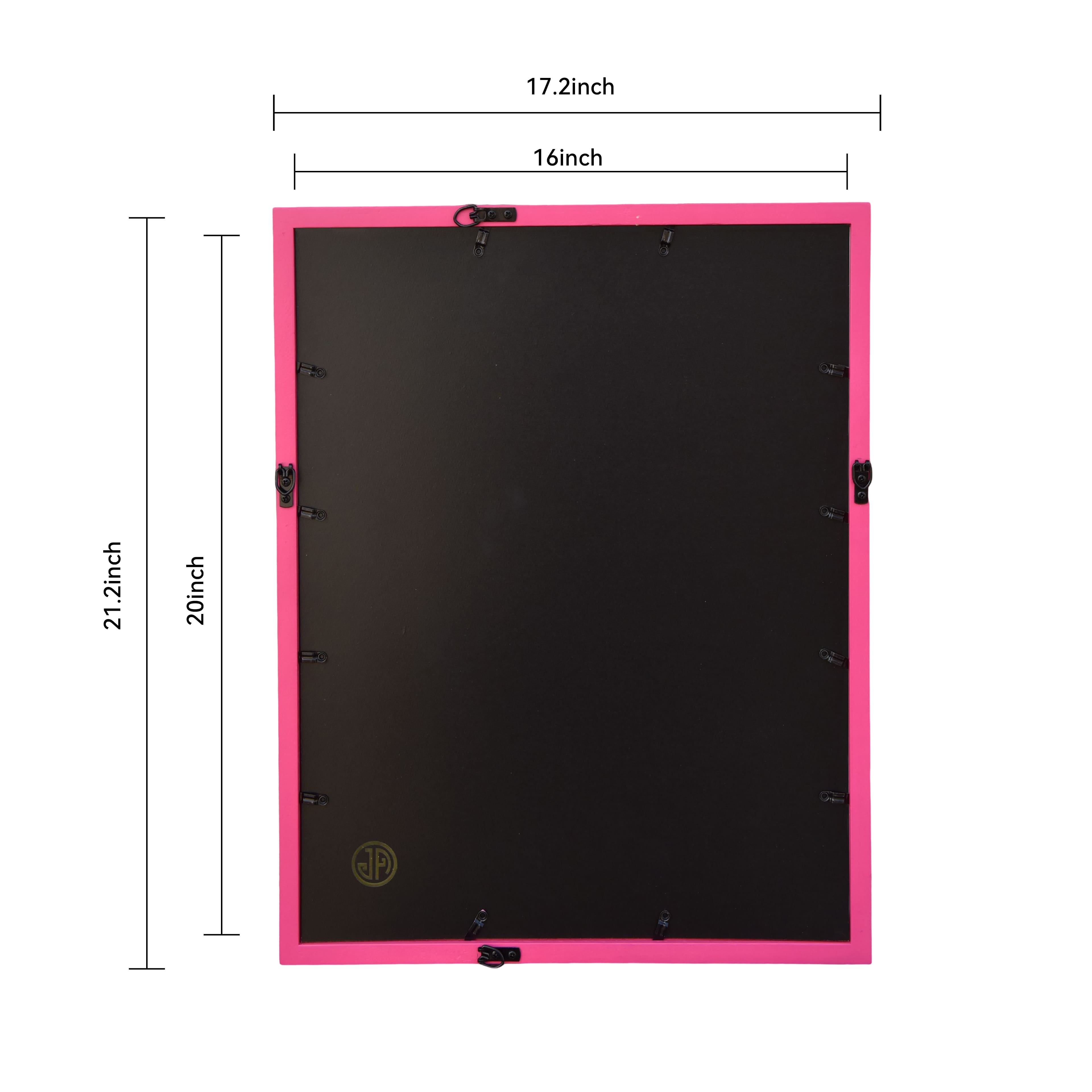 Jonathan Adler x Michaels 11" x 14" Pink Greek Key Matted Wood Wall Frame