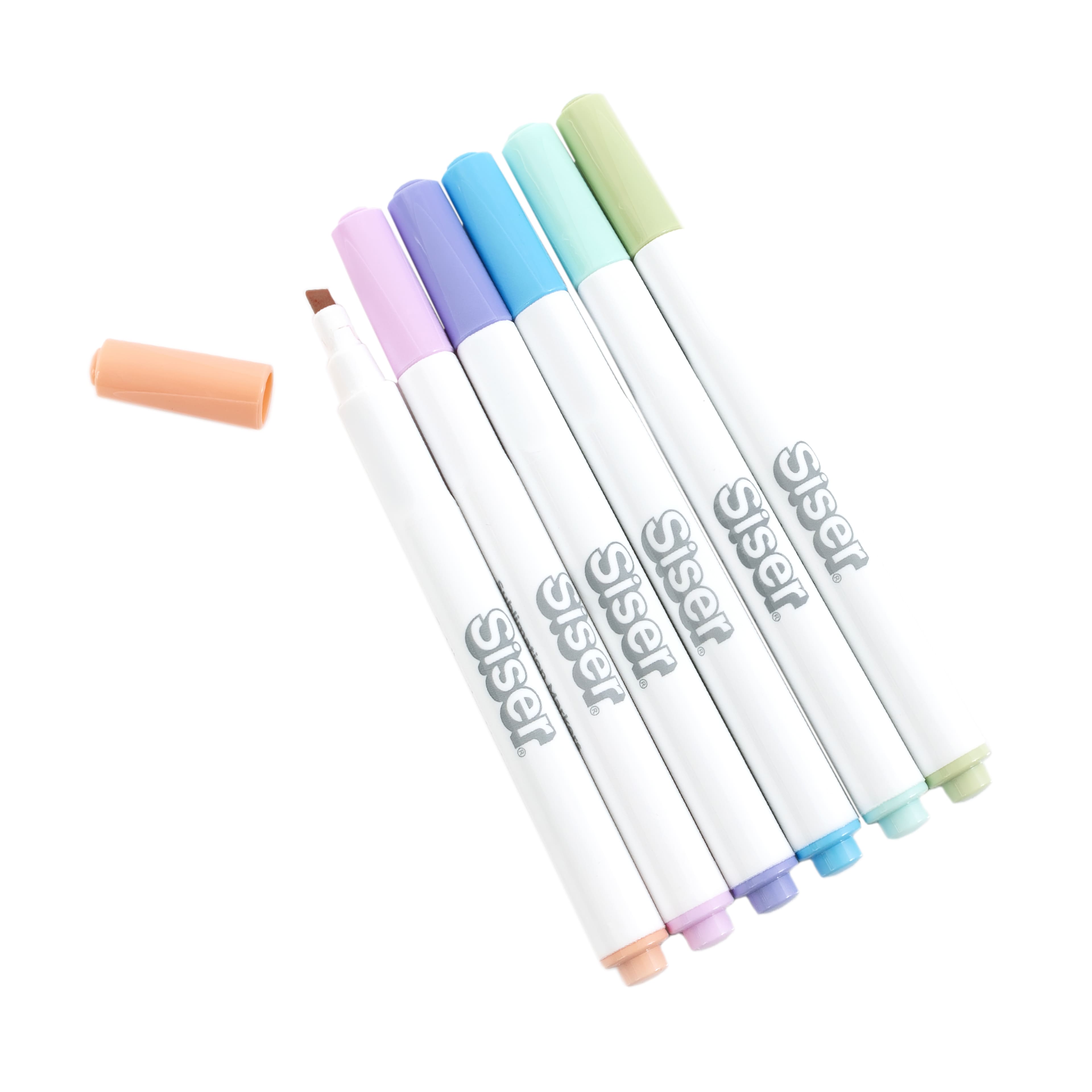Siser® 6 Color Chisel Tip Sublimation Markers