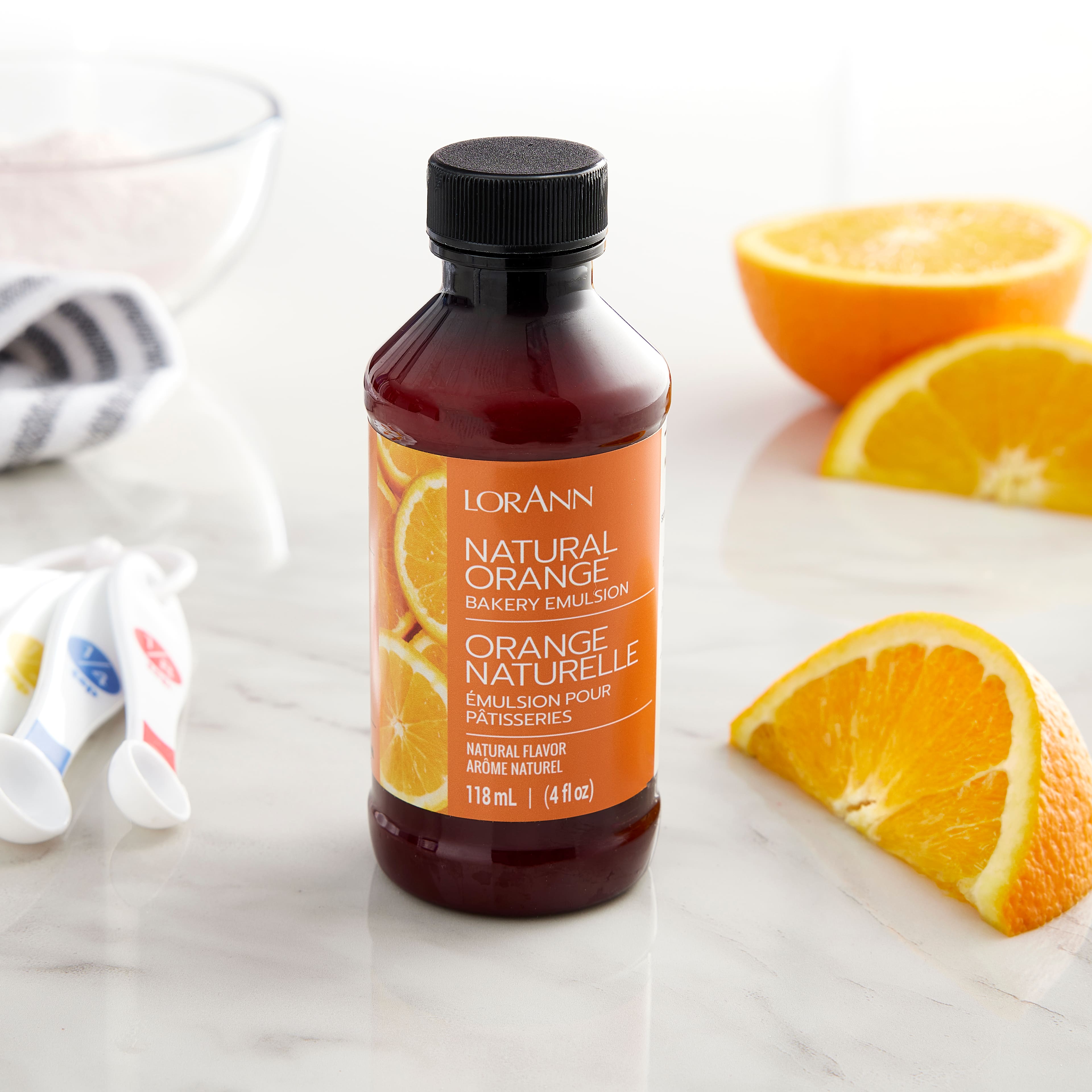 Émulsion pour pâtisseries à saveur d’orange naturelle de LorAnn, 118 ml