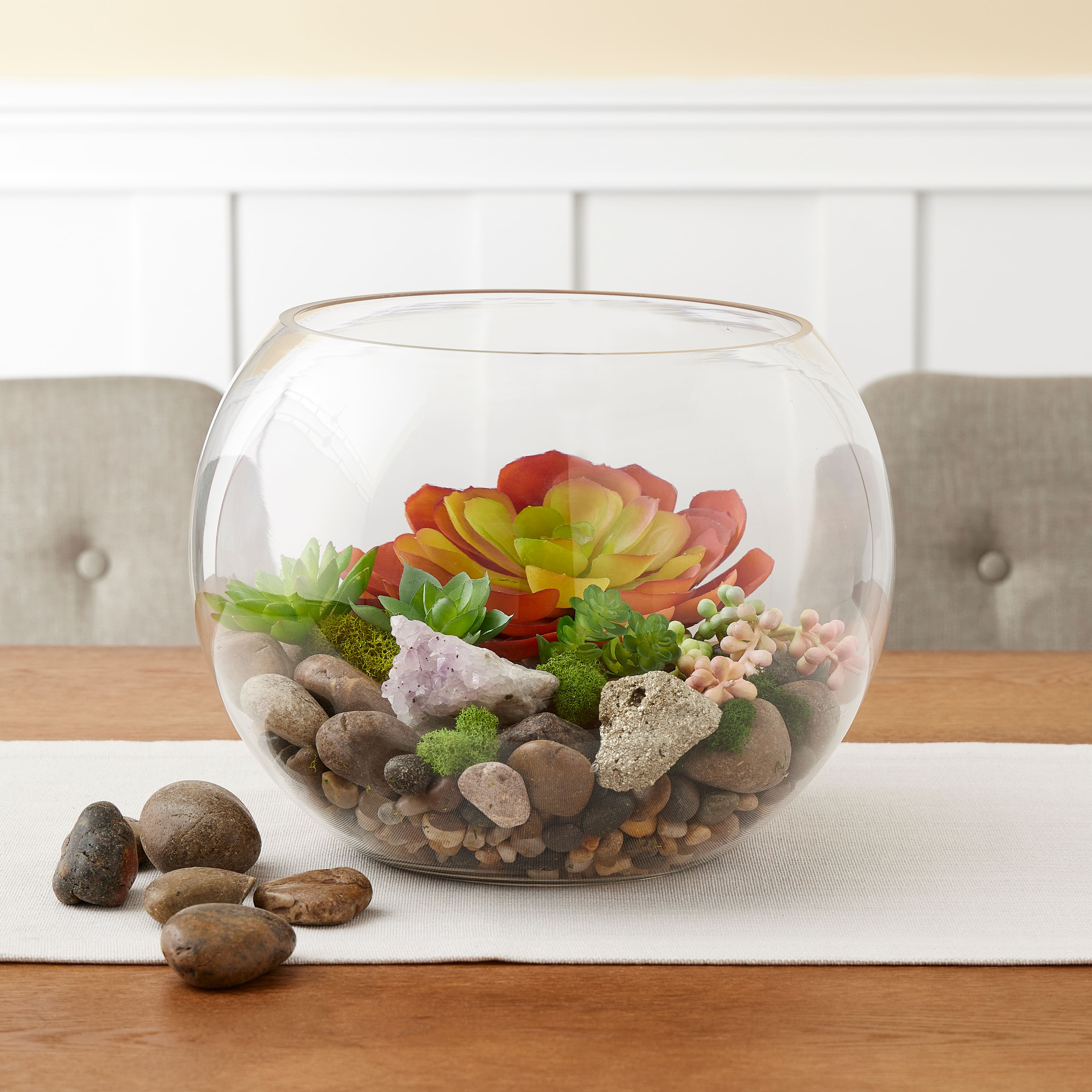 Glass Bubble Ball Bowl by Ashland