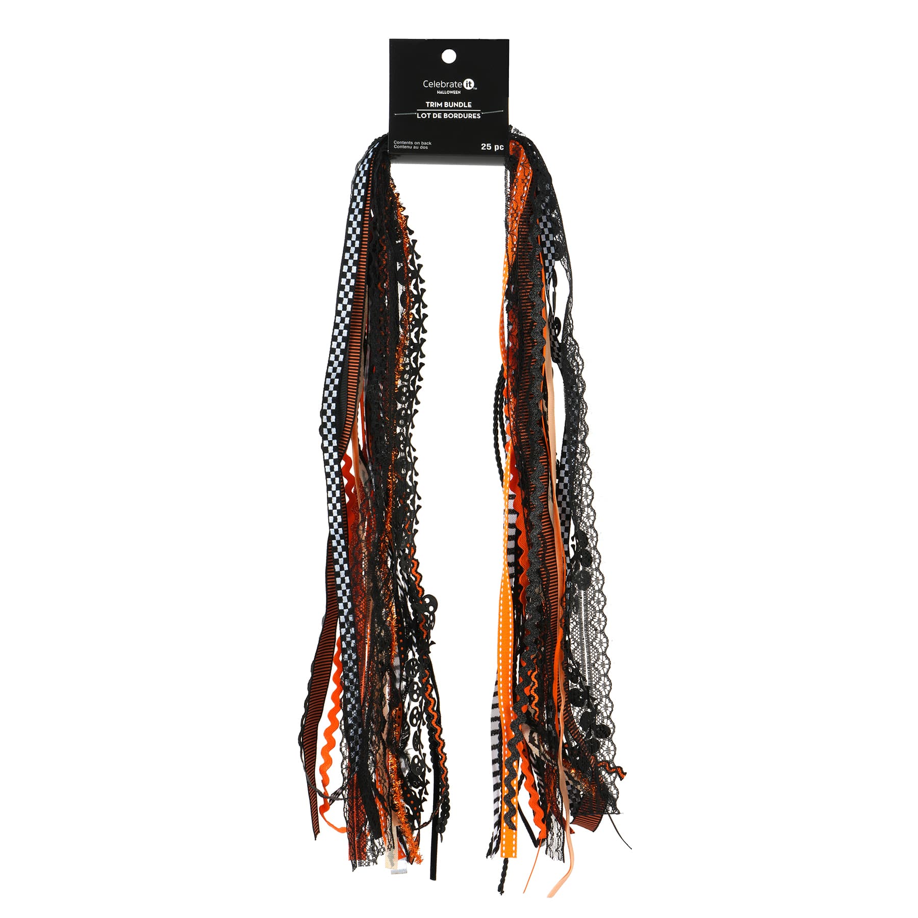 Orange, Black & White Halloween Trim Bundle, 25ct. by Celebrate It™