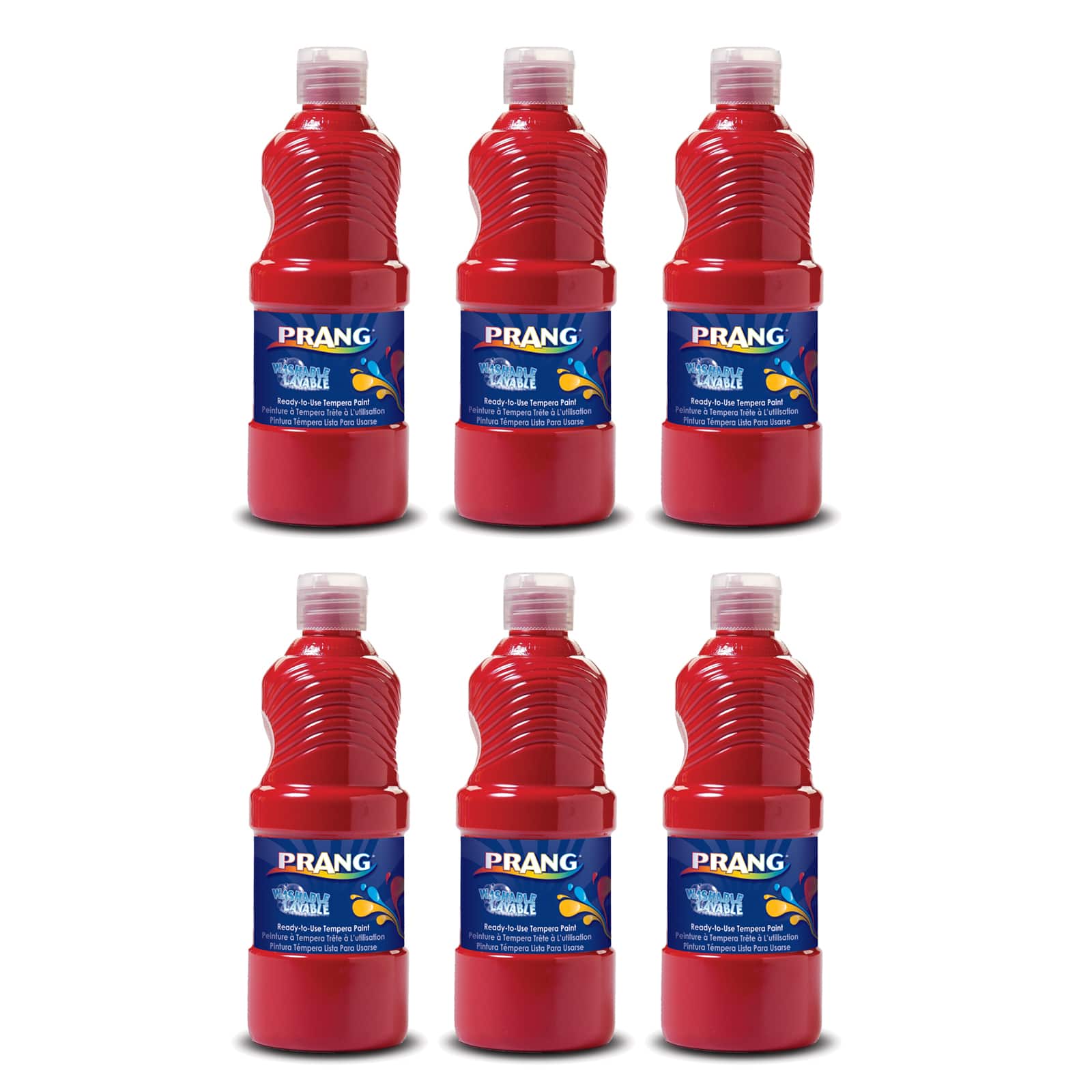 Prang® Red Washable Tempera Paint, 6ct.