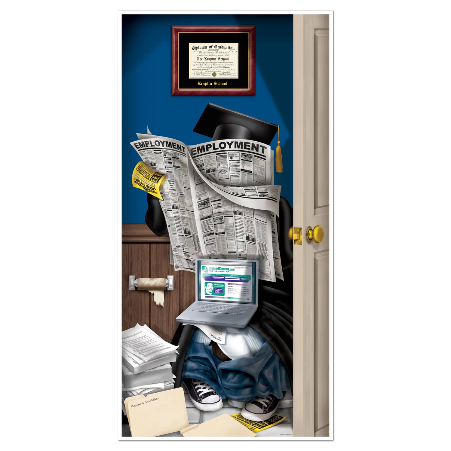 Beistle 5Ft x 30" Graduate Restroom Door Covers, 2ct. | 5ft x 30" | Michaels®