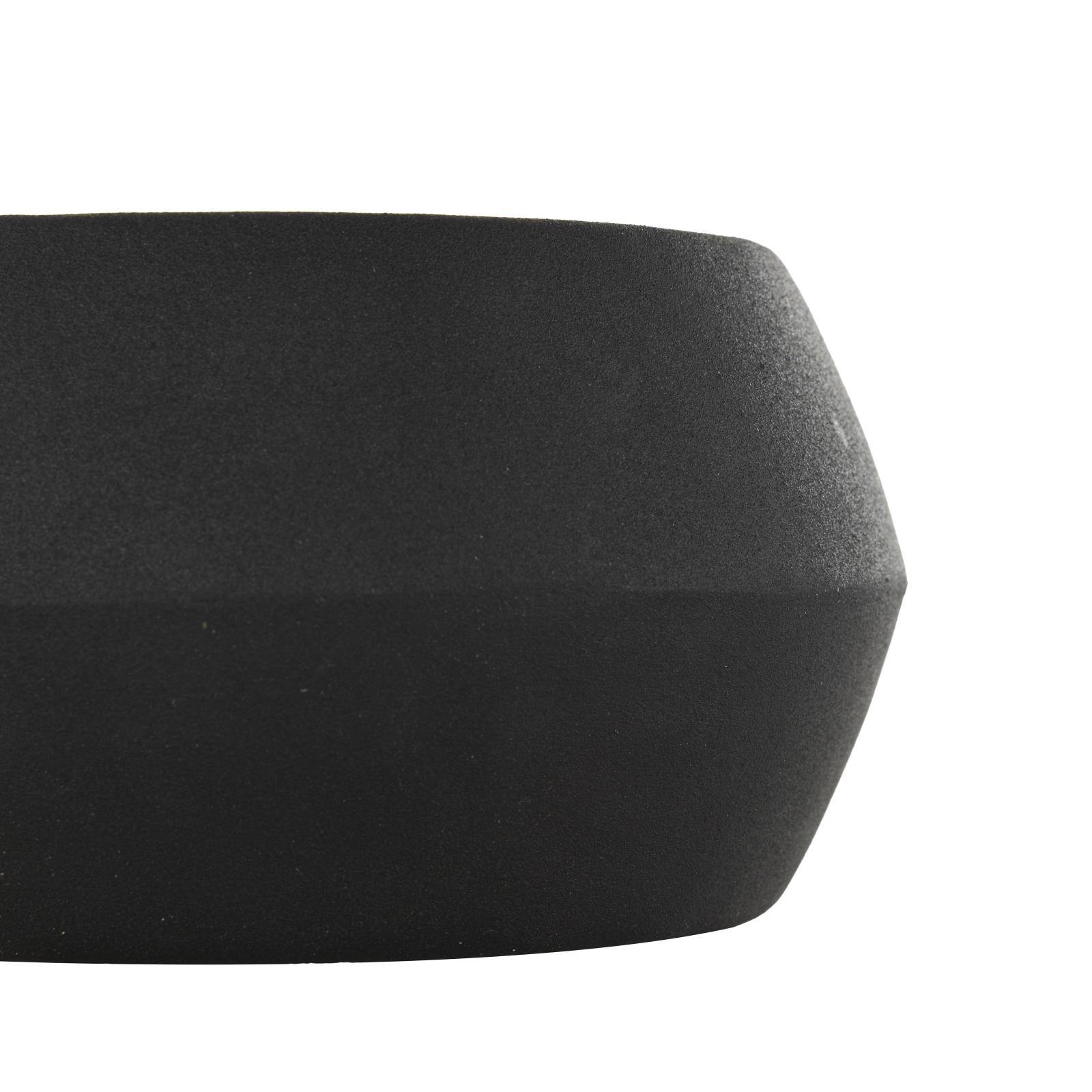 Ivory and Iris 30oz. Black with White Wax 3 Wick Creamy Vanilla Swirl Scented Textured Metal Candle