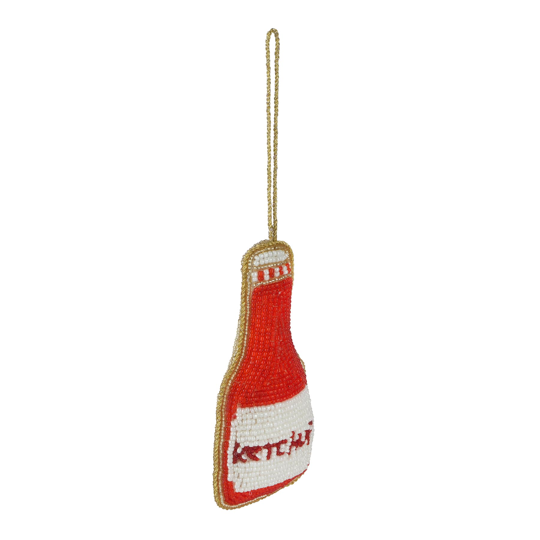 5" Ketchup Bottle Beaded Ornament by Ashland®