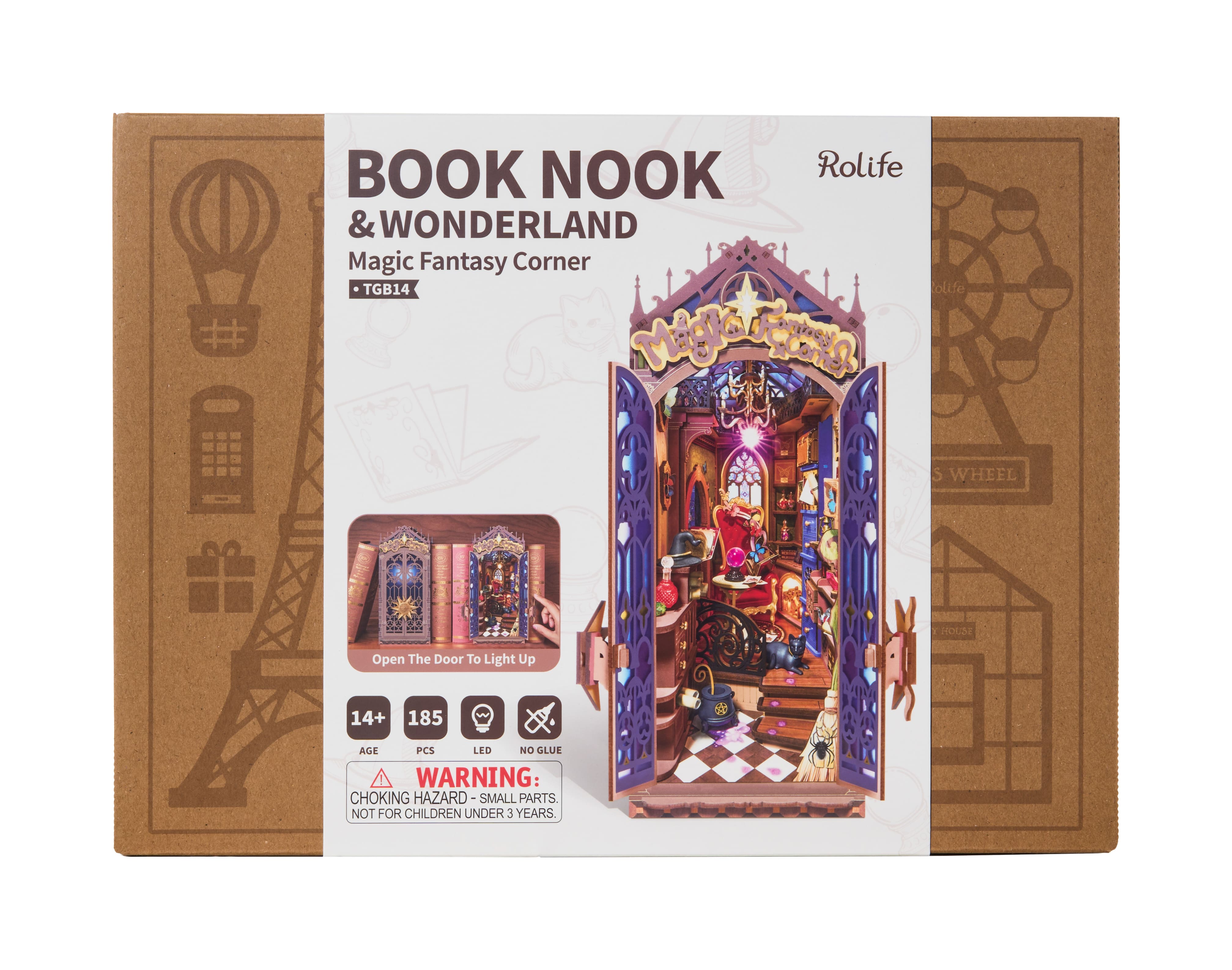 Rolife® Magic Fantasy Corner DIY Book Nook Kit