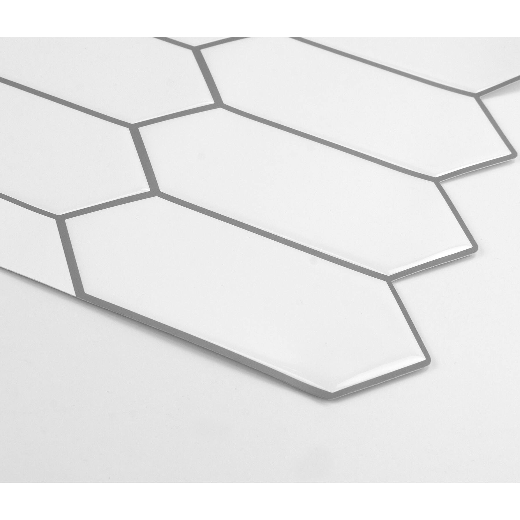 WallPops Rhombus Peel & Stick Backsplash Tiles