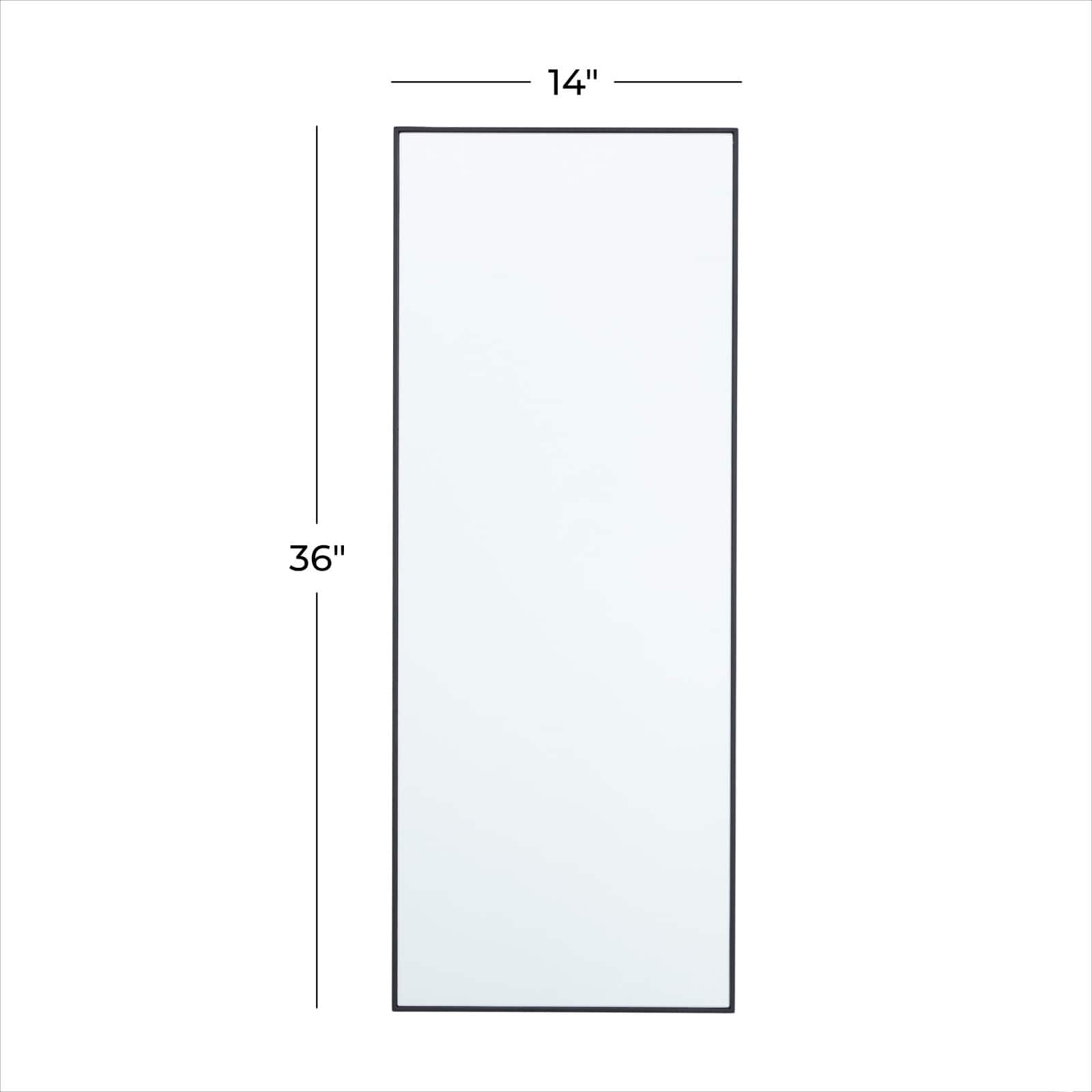 Black Contemporary Wall Mirror
