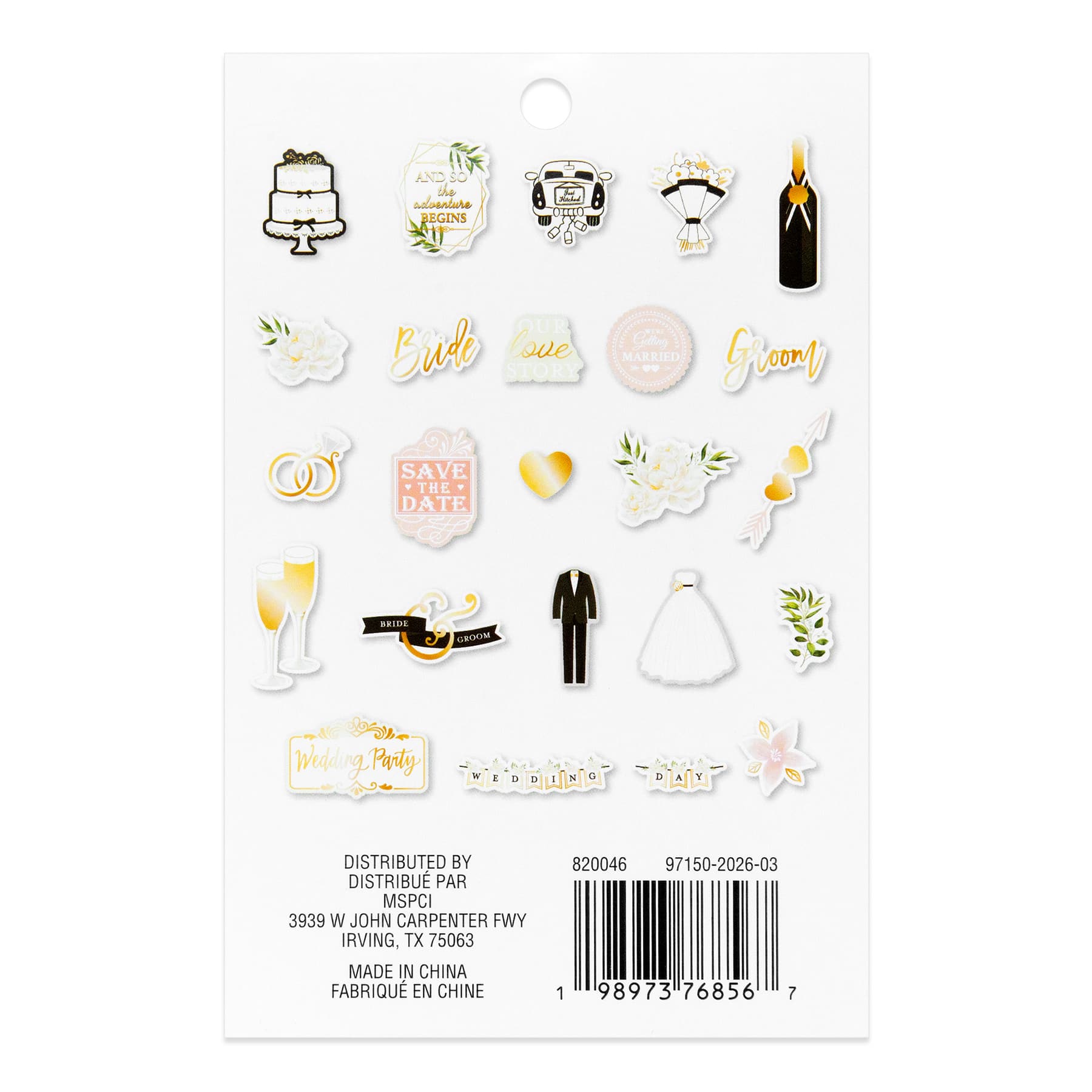 Wedding Die Cut Sticker by Recollections™