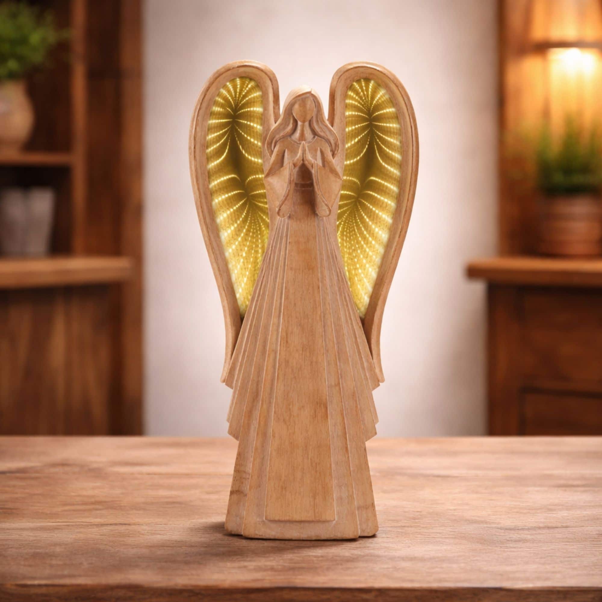 Melrose 15.5" Angel with EkkoLight Wings Figurine