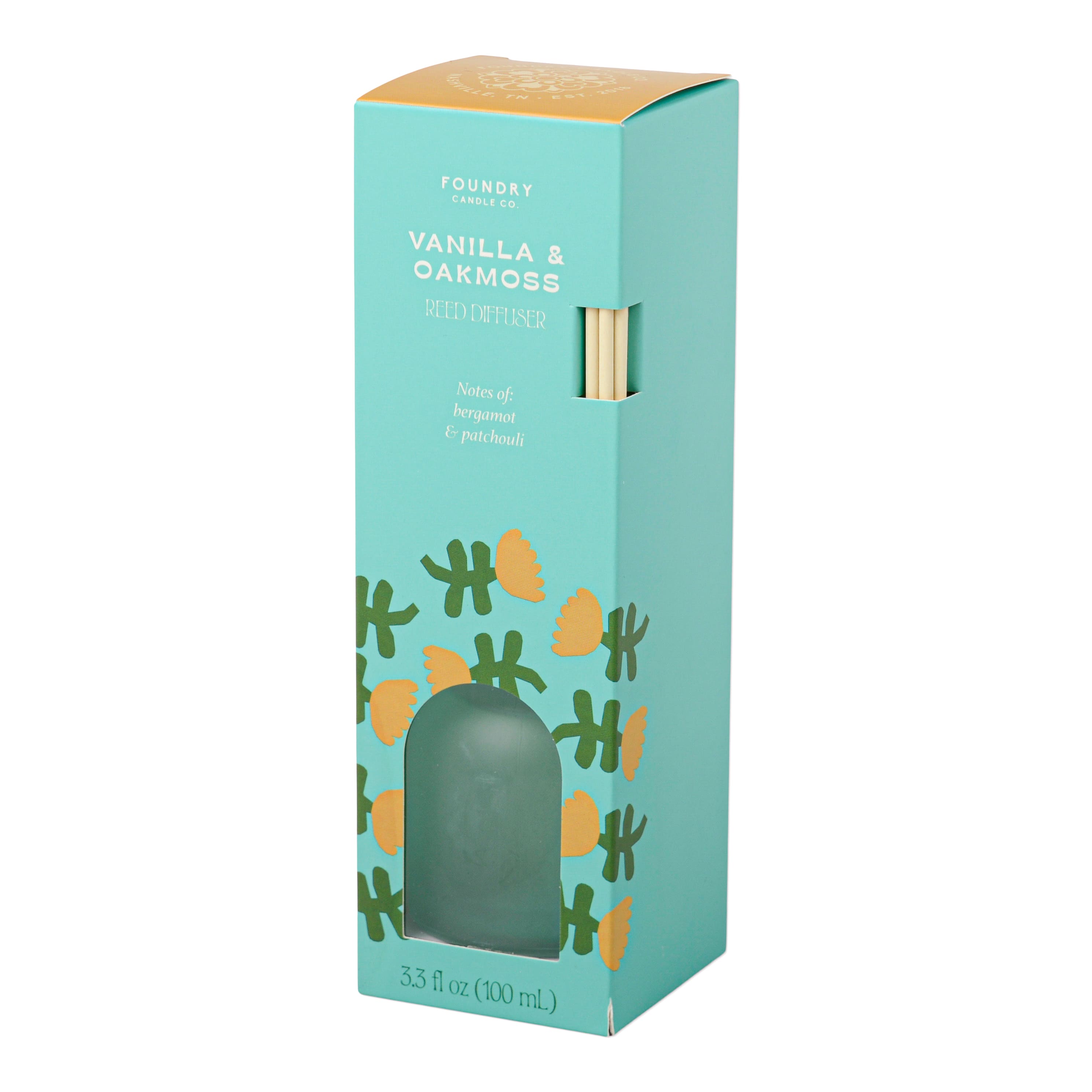 Foundry Candle Co. Vanilla & Oakmoss Reed Diffuser