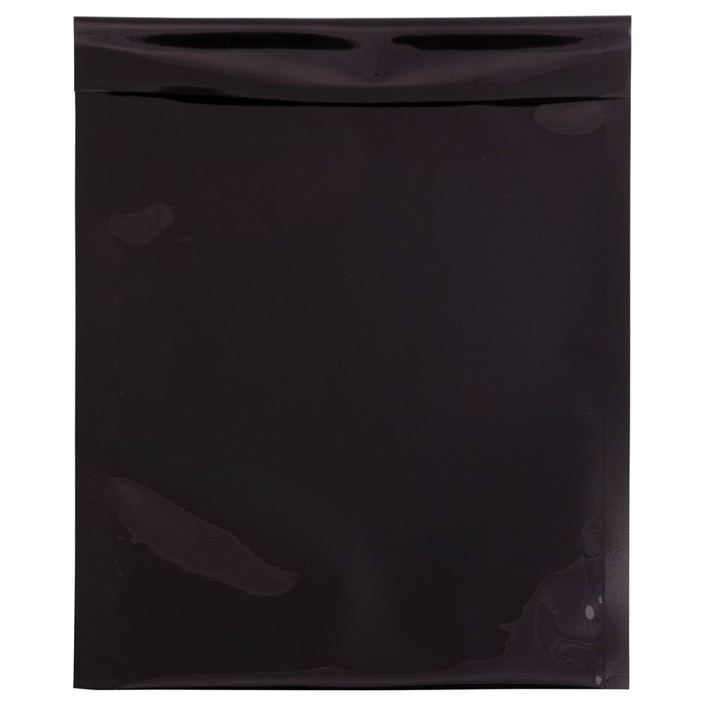 JAM Paper 6.25" x 7.875" Black Foil Open End Envelopes, 25ct.