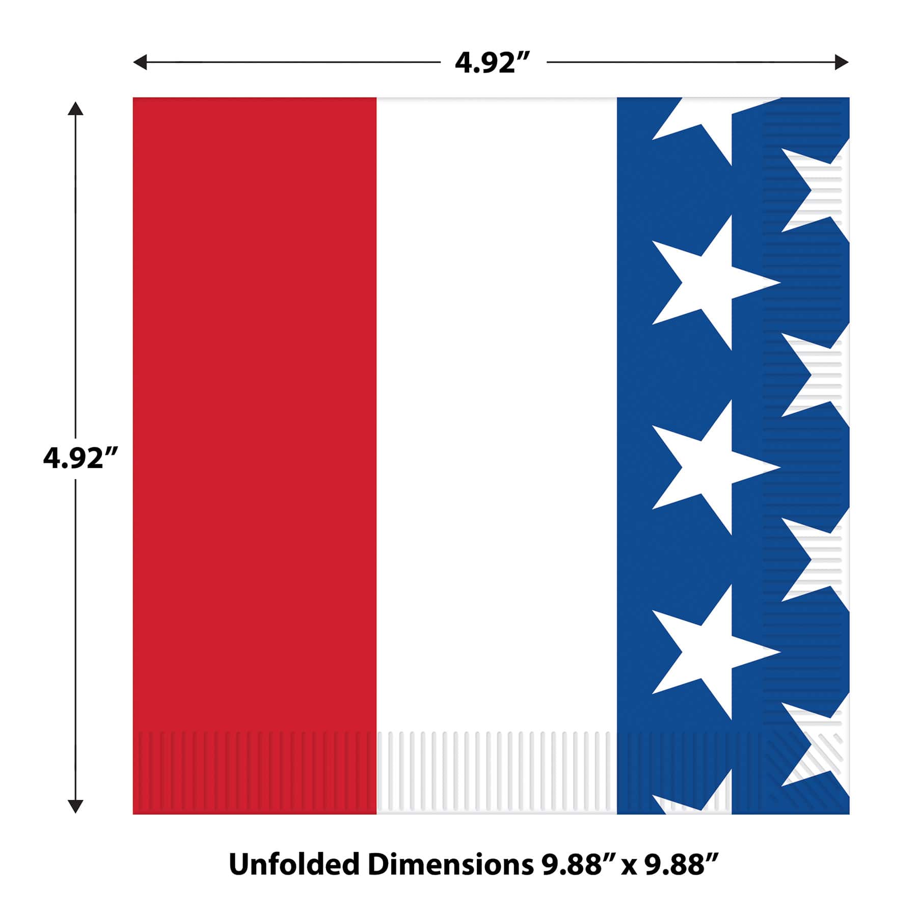 Beistle Patriotic Beverage Napkins, 32ct.