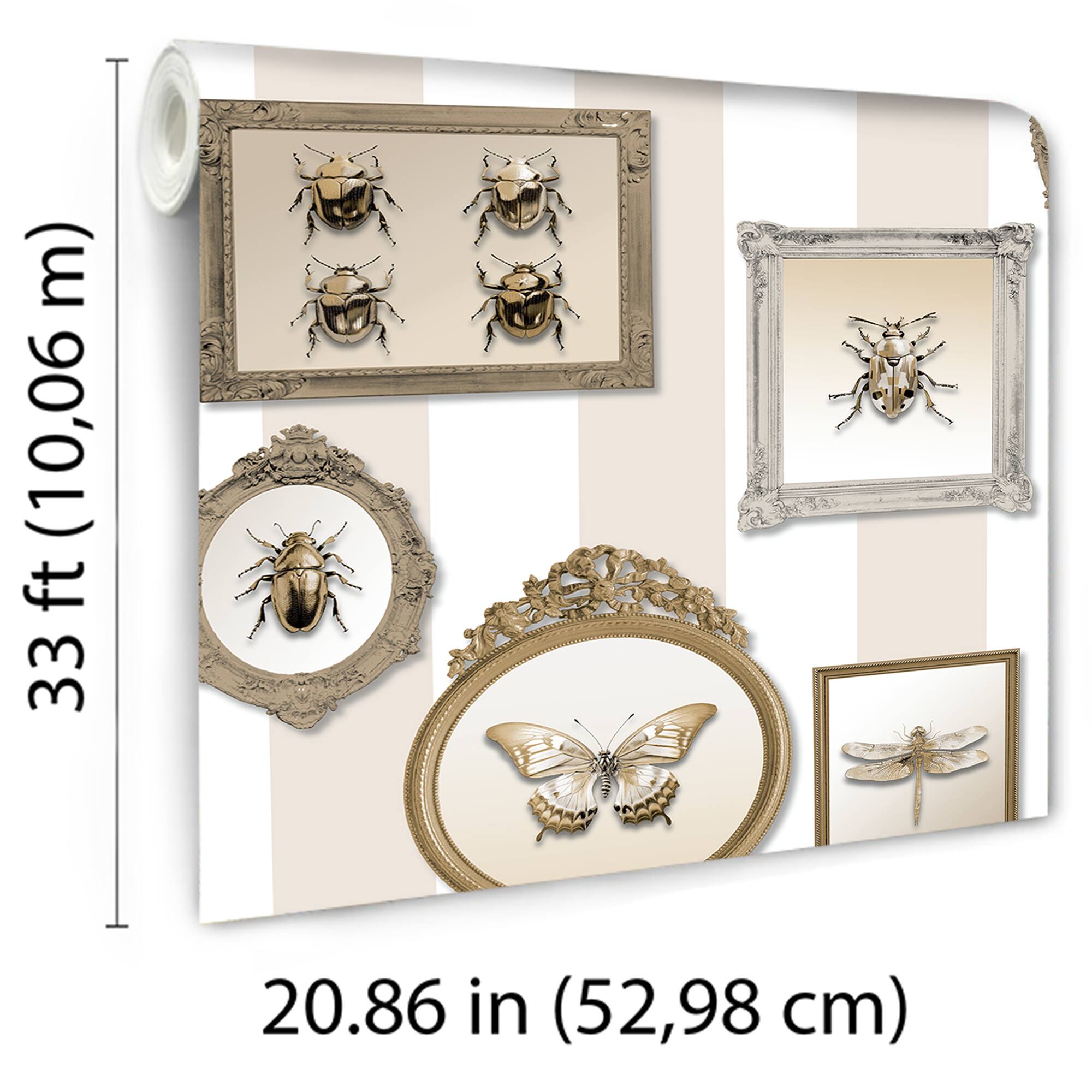 Designs Direct Entomology Gallery Wallpaper