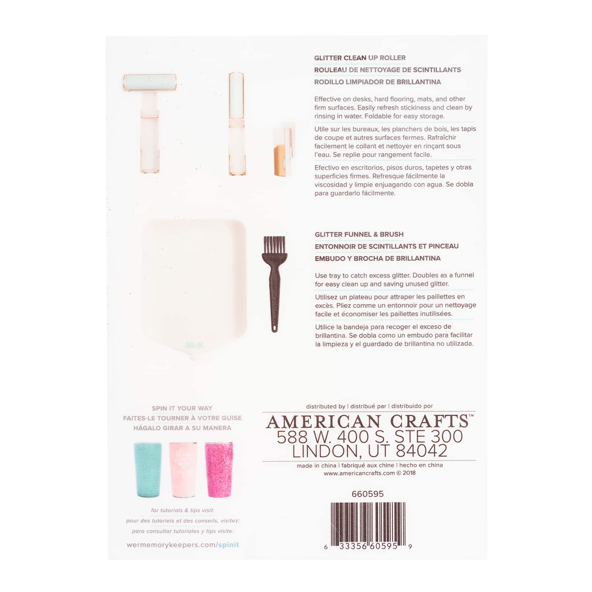We R Memory Keepers® Spin It™ Glitter Clean Up Kit