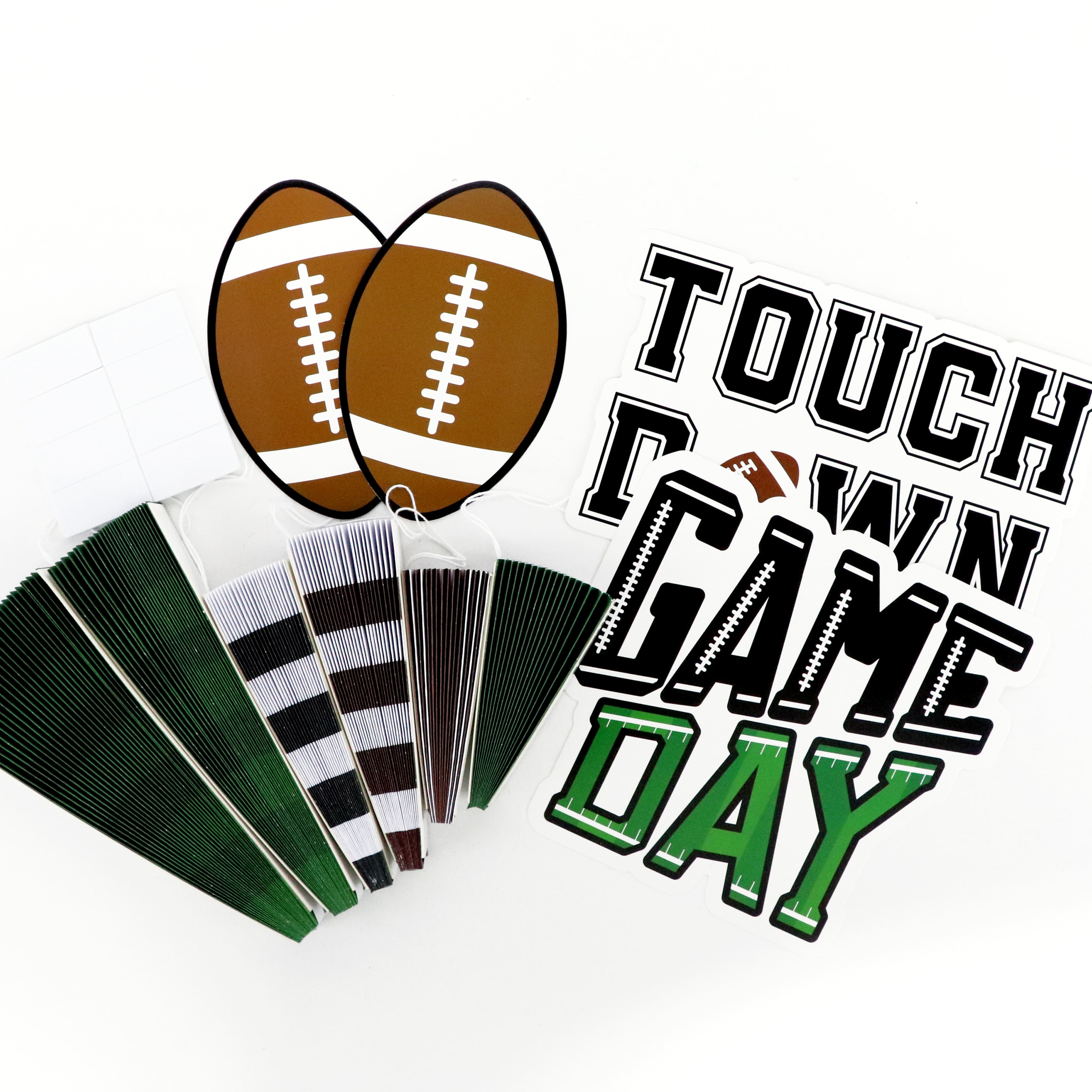 Football Paper Fan Décor Kit by Celebrate It™