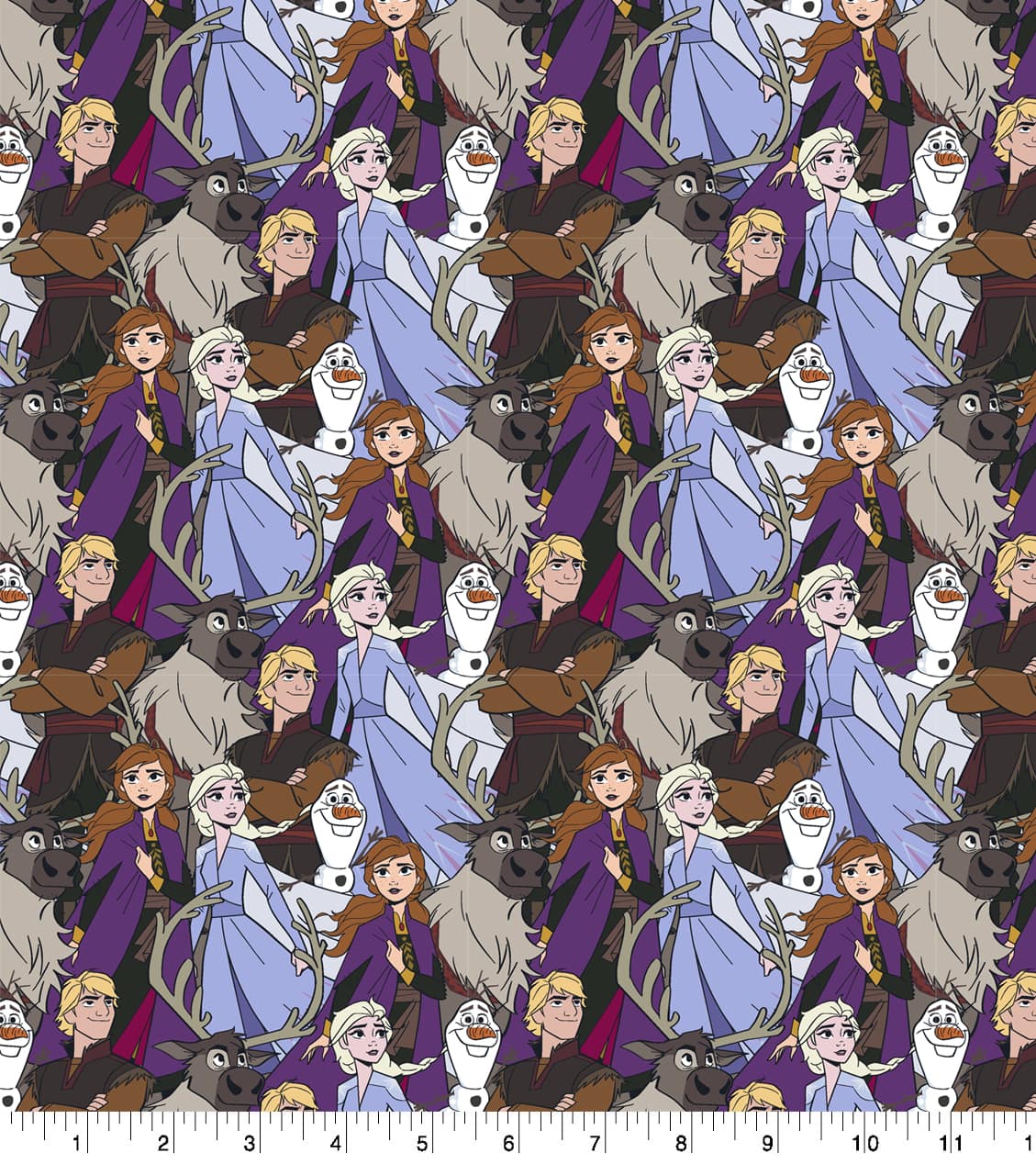 Disney® Frozen 2 Friends Packed Cotton Fabric