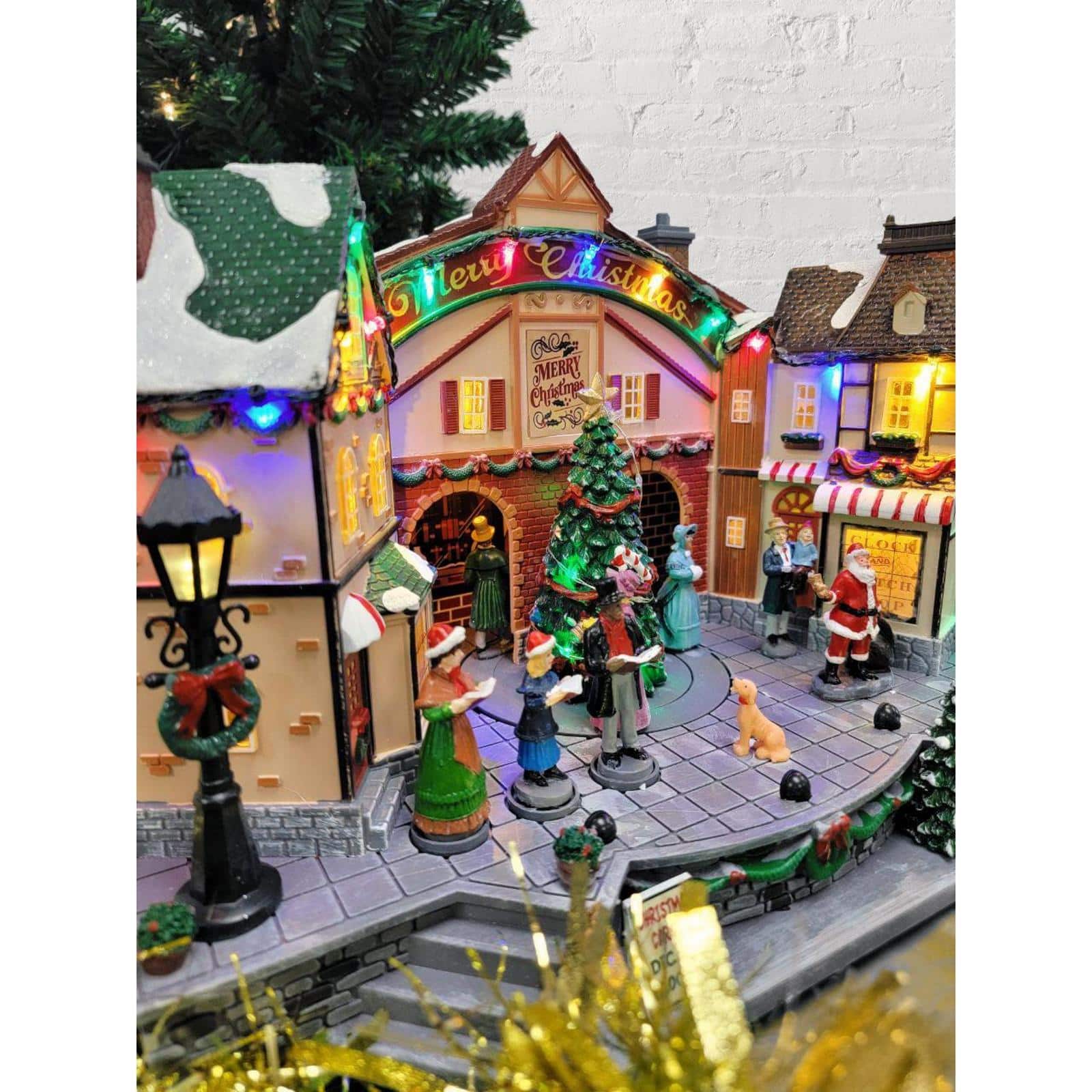 Wizardi 20" Christmas Village Carols with City Centre Tree