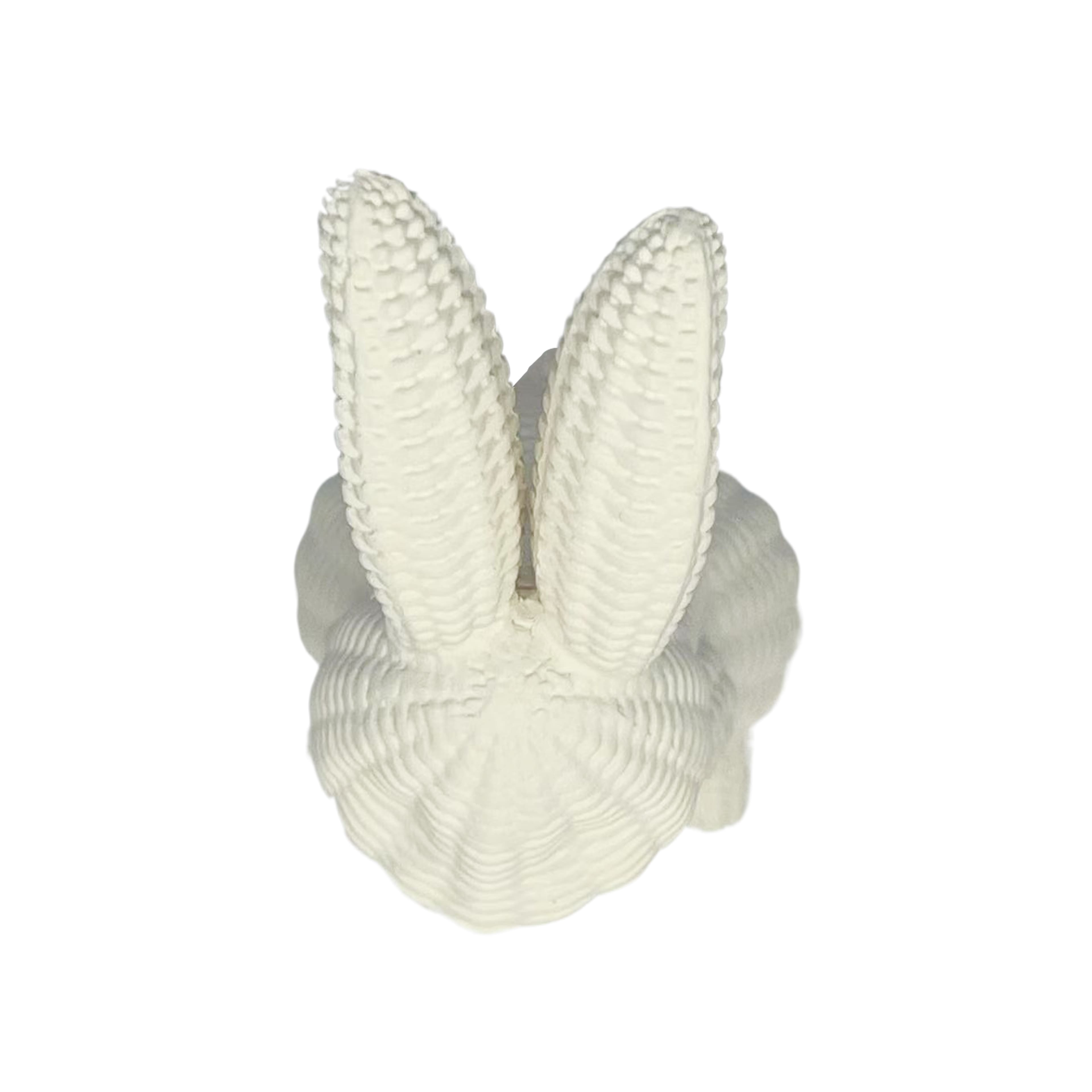 6.75" Wicker Bunny DIY Ceramic Décor by Make Market®