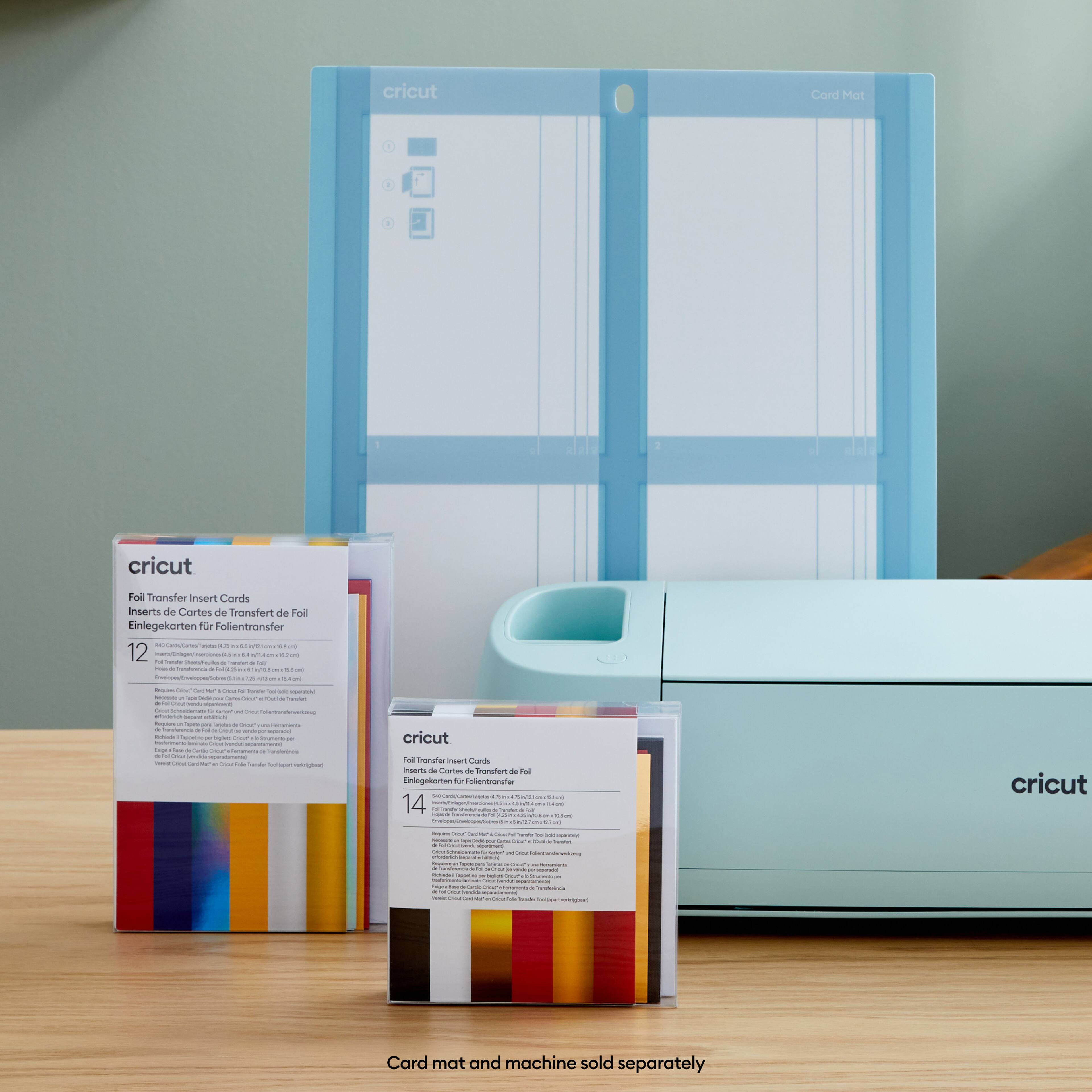 Cricut® R40 Foil Transfer Insert Cards, Royal Flush Sampler