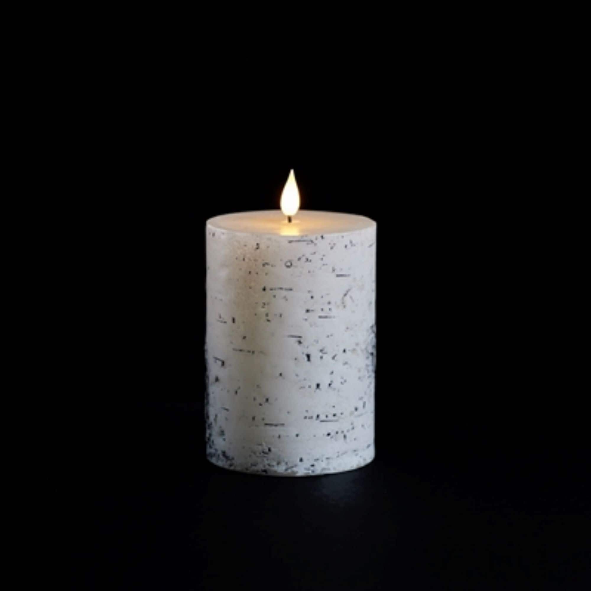 FIA WICK Birch Design Pillar Candles, 2ct.