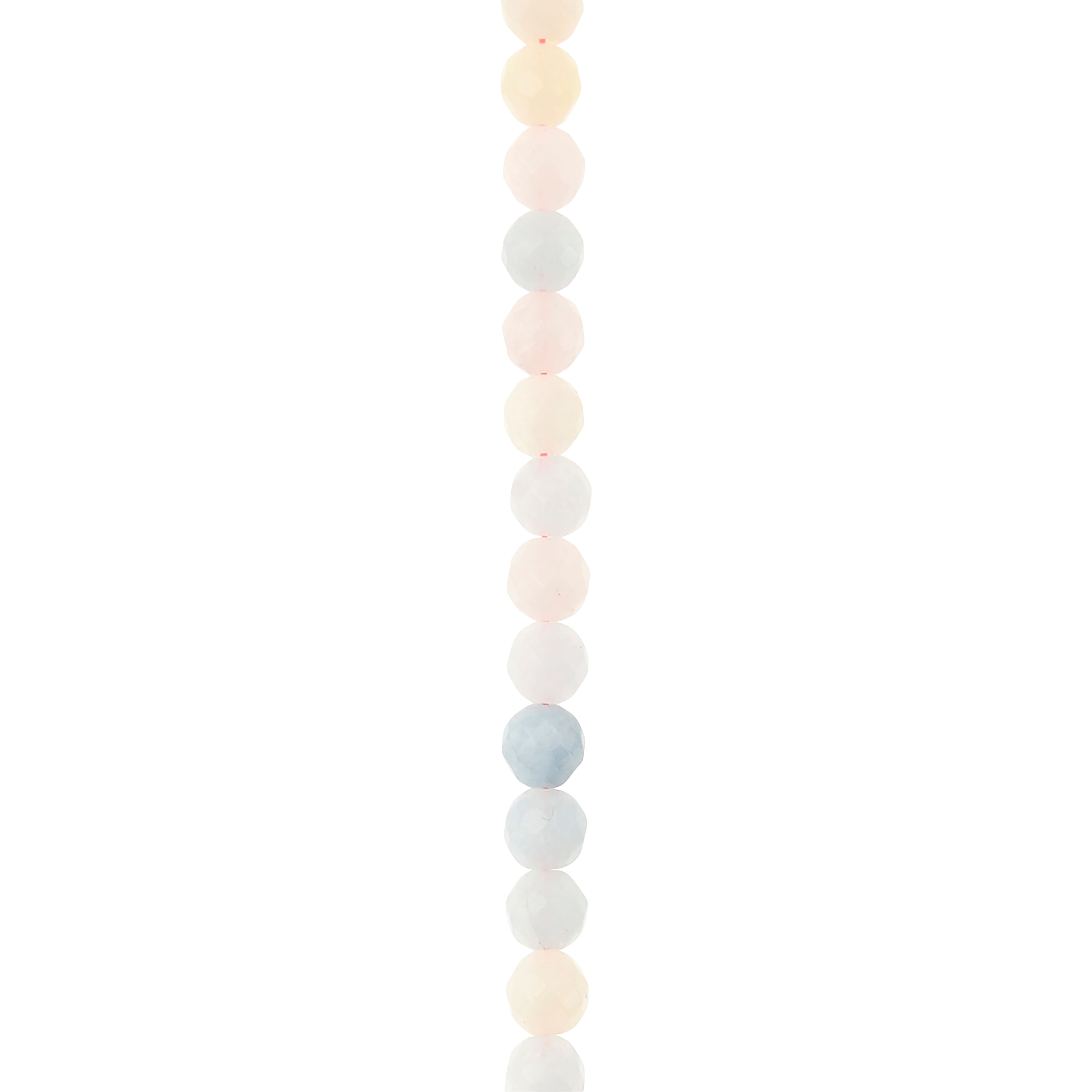 Silverite Quartz Faceted Beads by Bead Landing™, 6mm