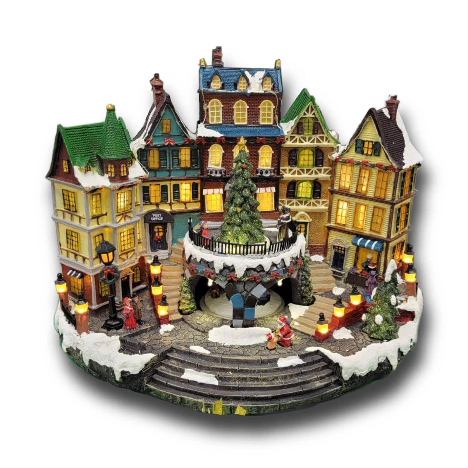 Wizardi 20" Christmas Village House with LED Lights