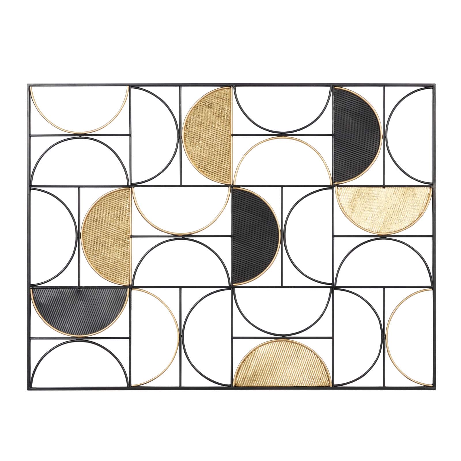 Black Iron Contemporary Wall Décor