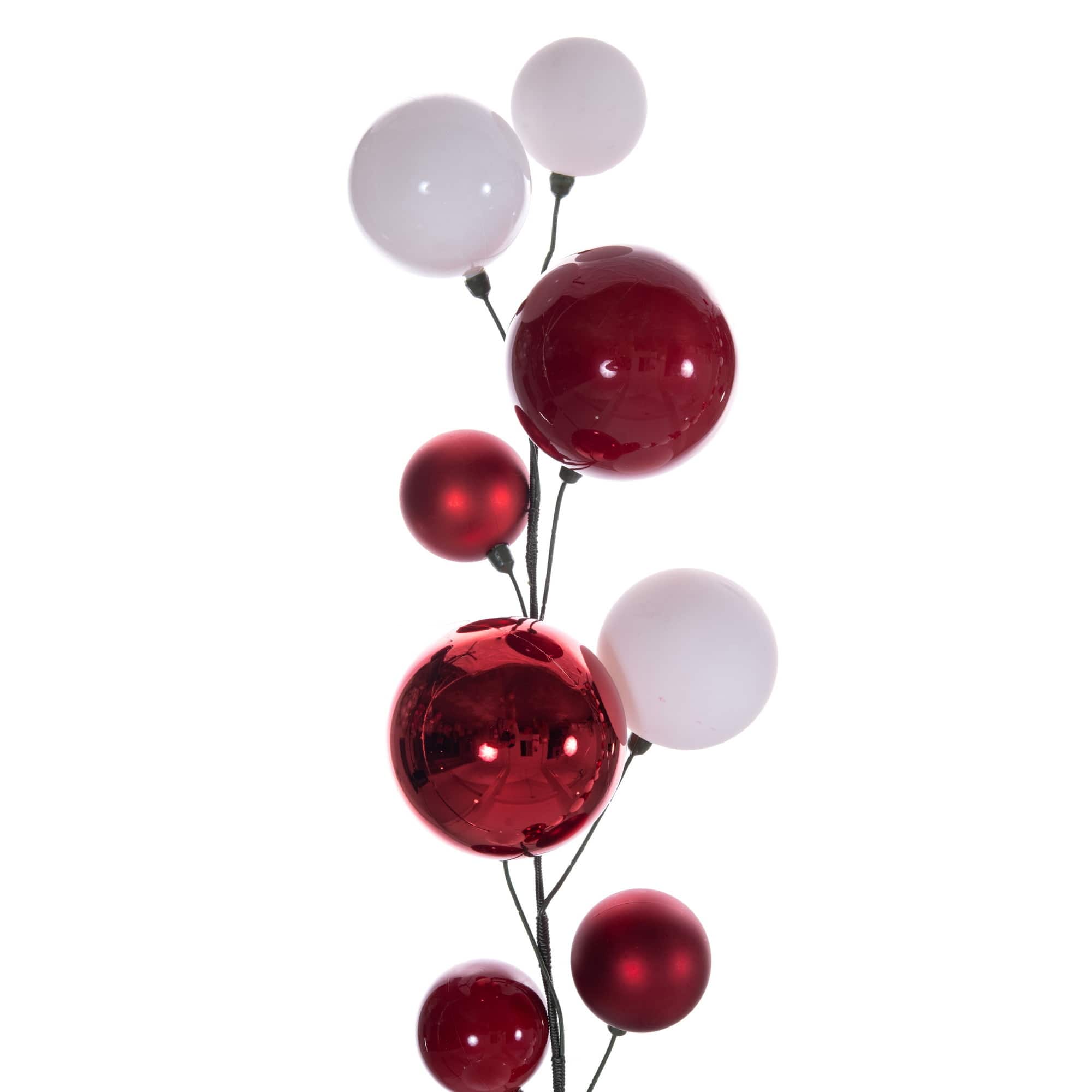 Vickerman 10ft. Unlit Ball Ornaments Branch Garland