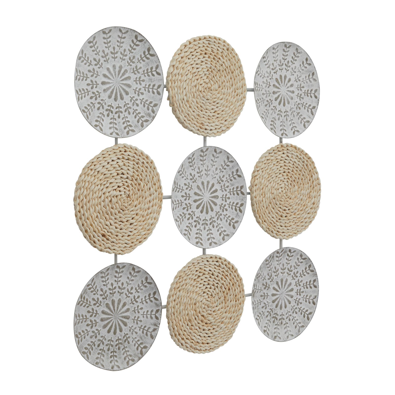 Grey Modern Abstract Wall Decor, 31" x 1" x 31"