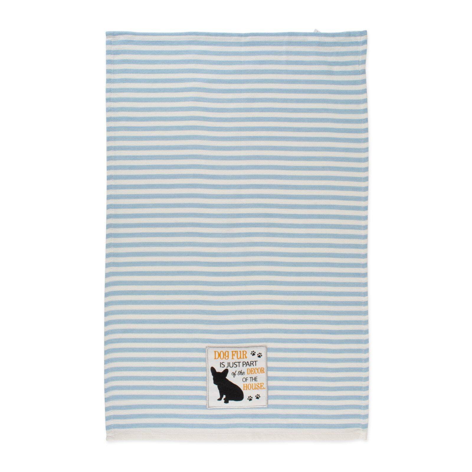 DII® Embellished Dog House Dishtowel Set